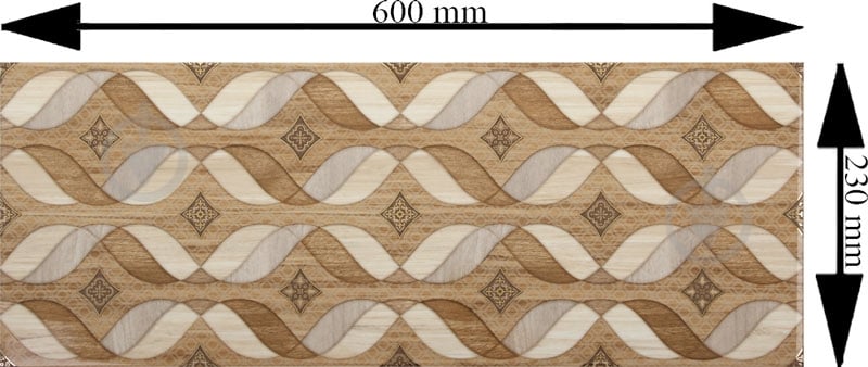 Декор InterCerama Arce 178 021 23x60 см - фото 4 Декор InterCerama Arce 178 021 23x60 см - фото 4