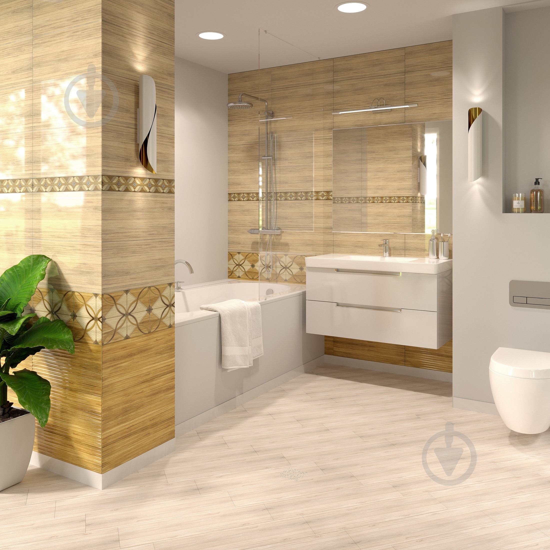 Декор InterCerama Arce 178 021 23x60 см - фото 5 Декор InterCerama Arce 178 021 23x60 см - фото 5