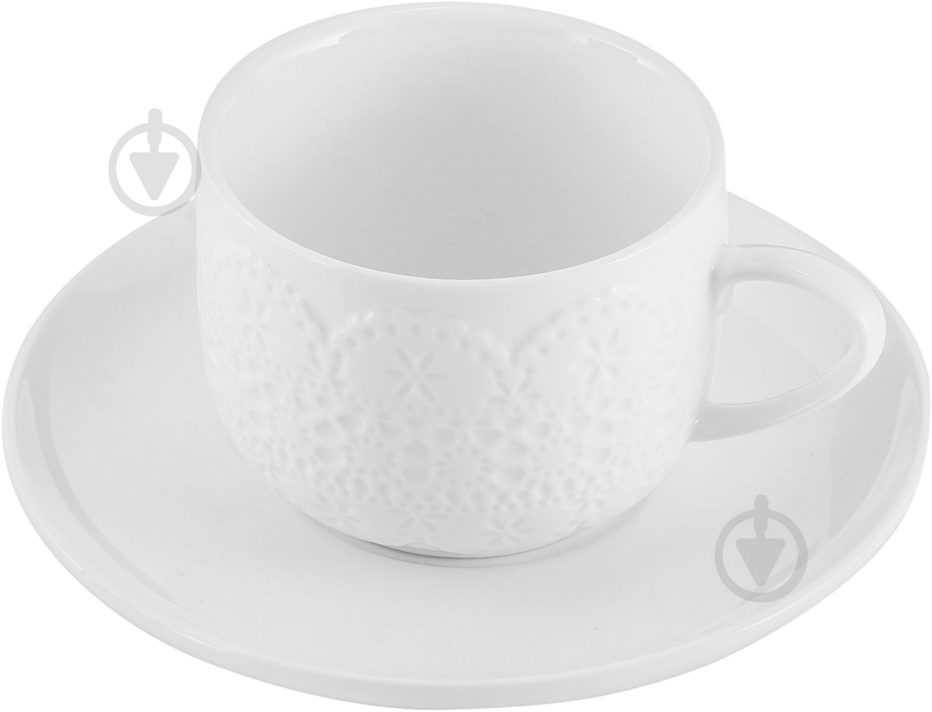 Чашка с блюдцем Krauff Lacy 250 мл 21-252-012 - фото 1