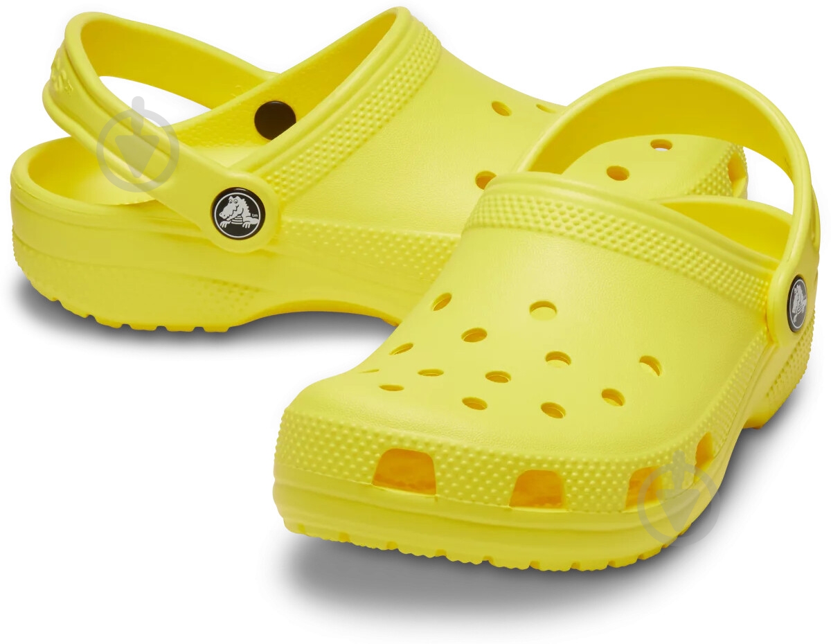 Сабо Crocs Classic Clog 206991-77J р.34/35 желтый - фото 3