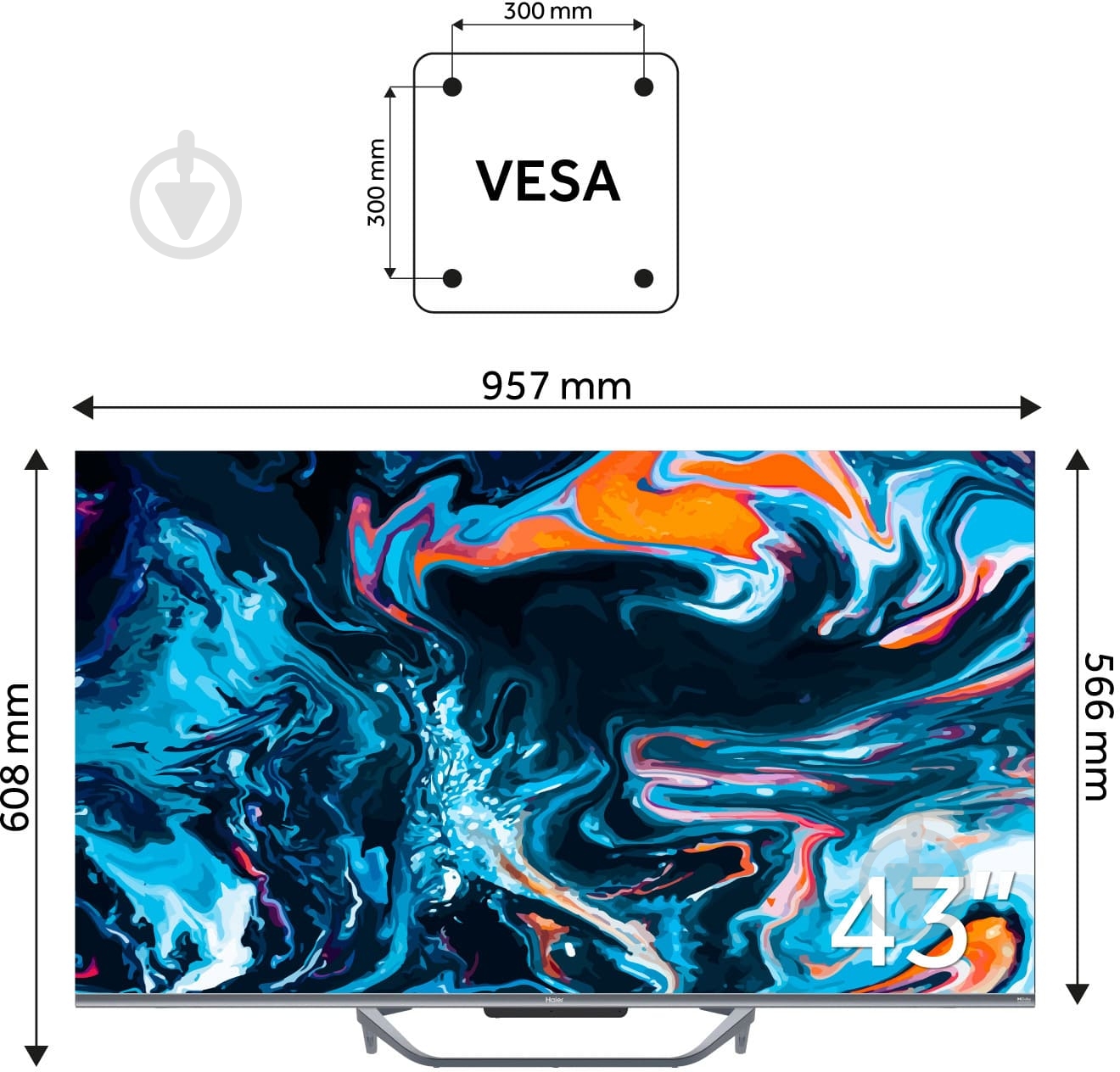 Телевизор Haier H43Q800UX - фото 6