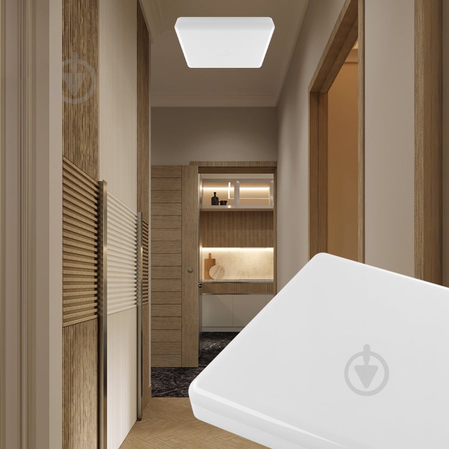 Світильник настінно-стельовий ELM MIRA LED квадратний 20 Вт білий 6500 К 26-0078 - фото 4 Світильник настінно-стельовий ELM MIRA LED квадратний 20 Вт білий 6500 К 26-0078 - фото 4