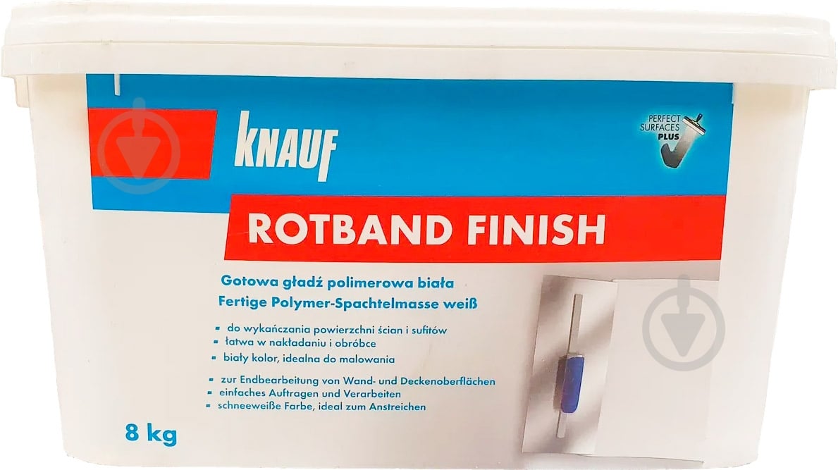 Шпаклівка Knauf Rotband Finish 8 кг - фото 1