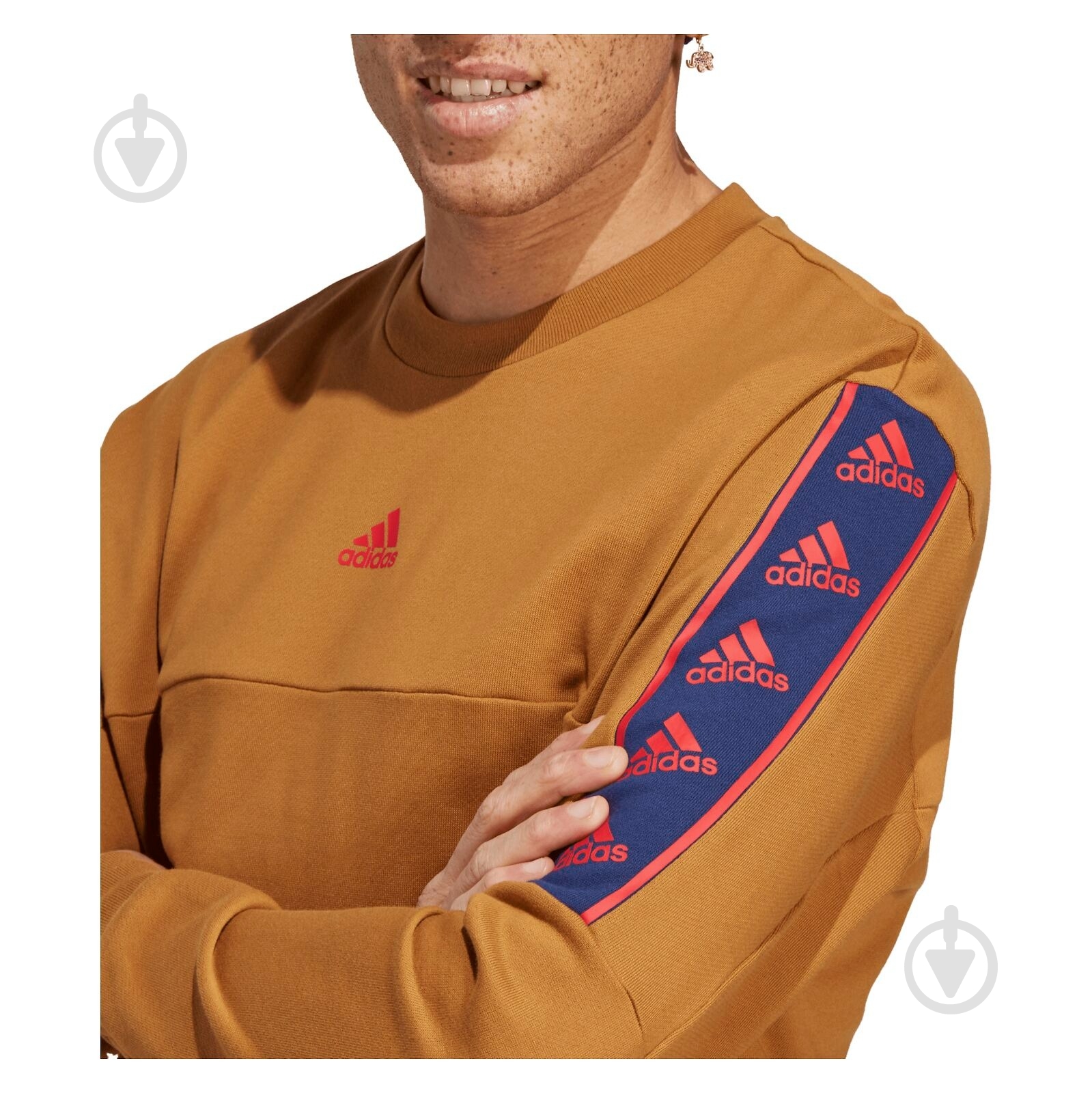 Джемпер Adidas IC6810 р.M коричневий - фото 6 Джемпер Adidas IC6810 р.M коричневий - фото 6