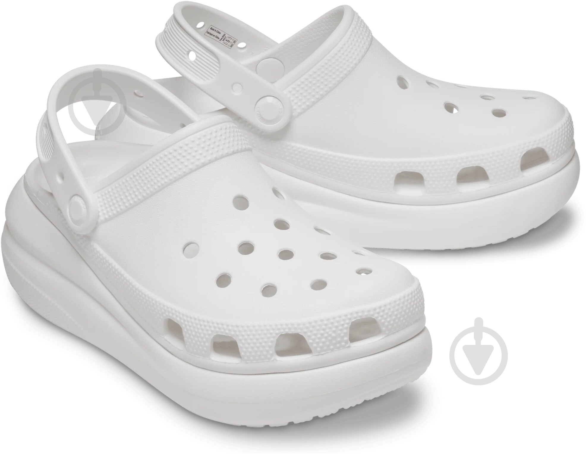 Сабо Crocs Crush Clog Whi 207521-100 р.37/38 белый - фото 3