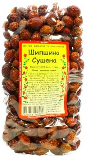 Шиповник ТМ СВІТ ФРУКТІВ сушеный 200 г - фото 1