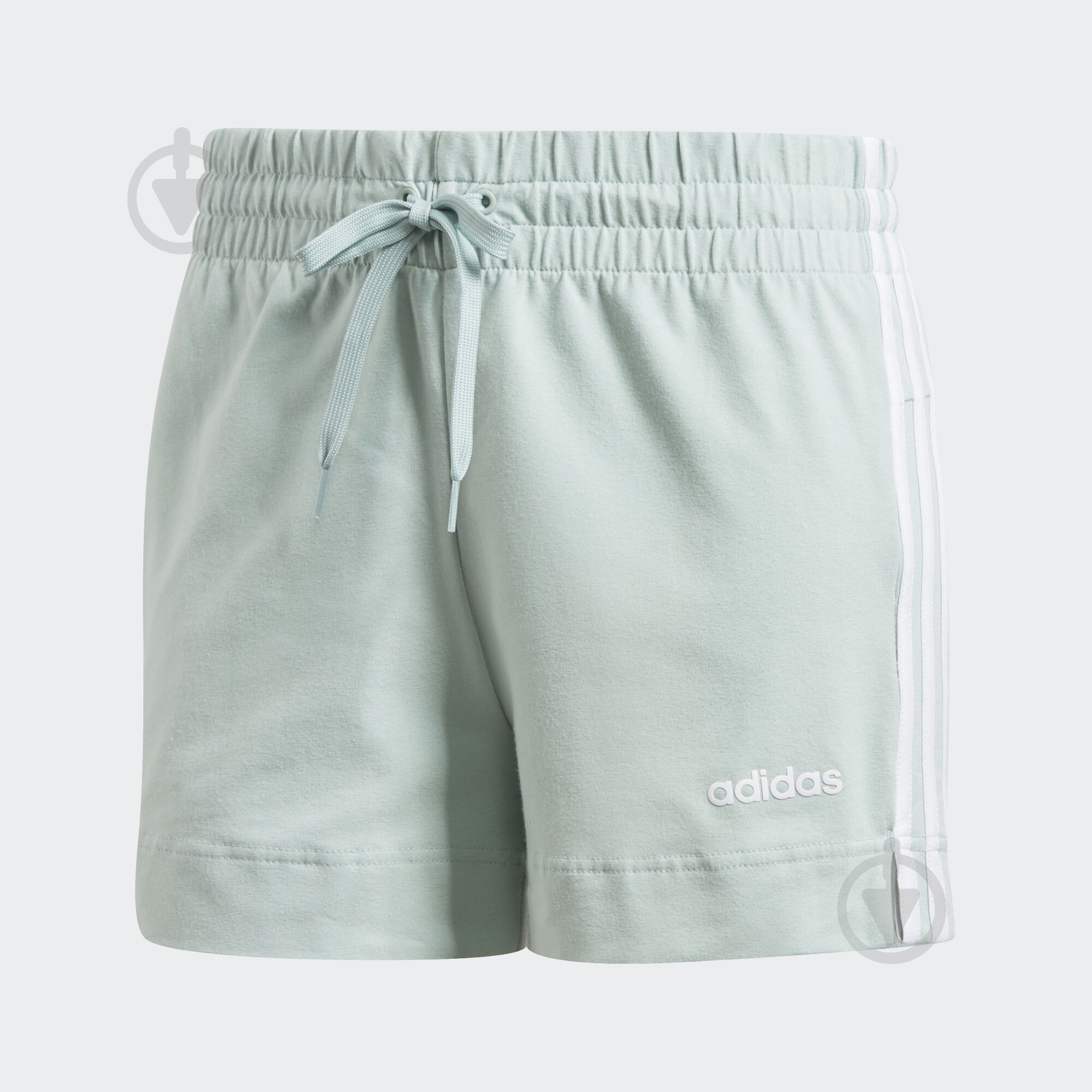 Шорты Adidas W E 3S SHORT FM6685 р. M зеленый - фото 1