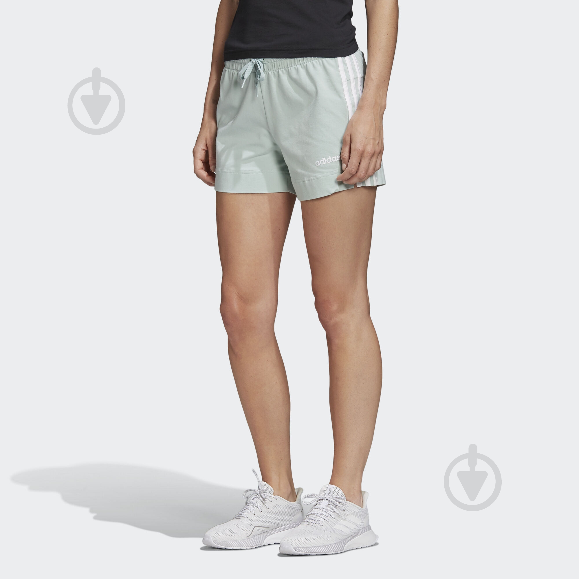 Шорты Adidas W E 3S SHORT FM6685 р. M зеленый - фото 3