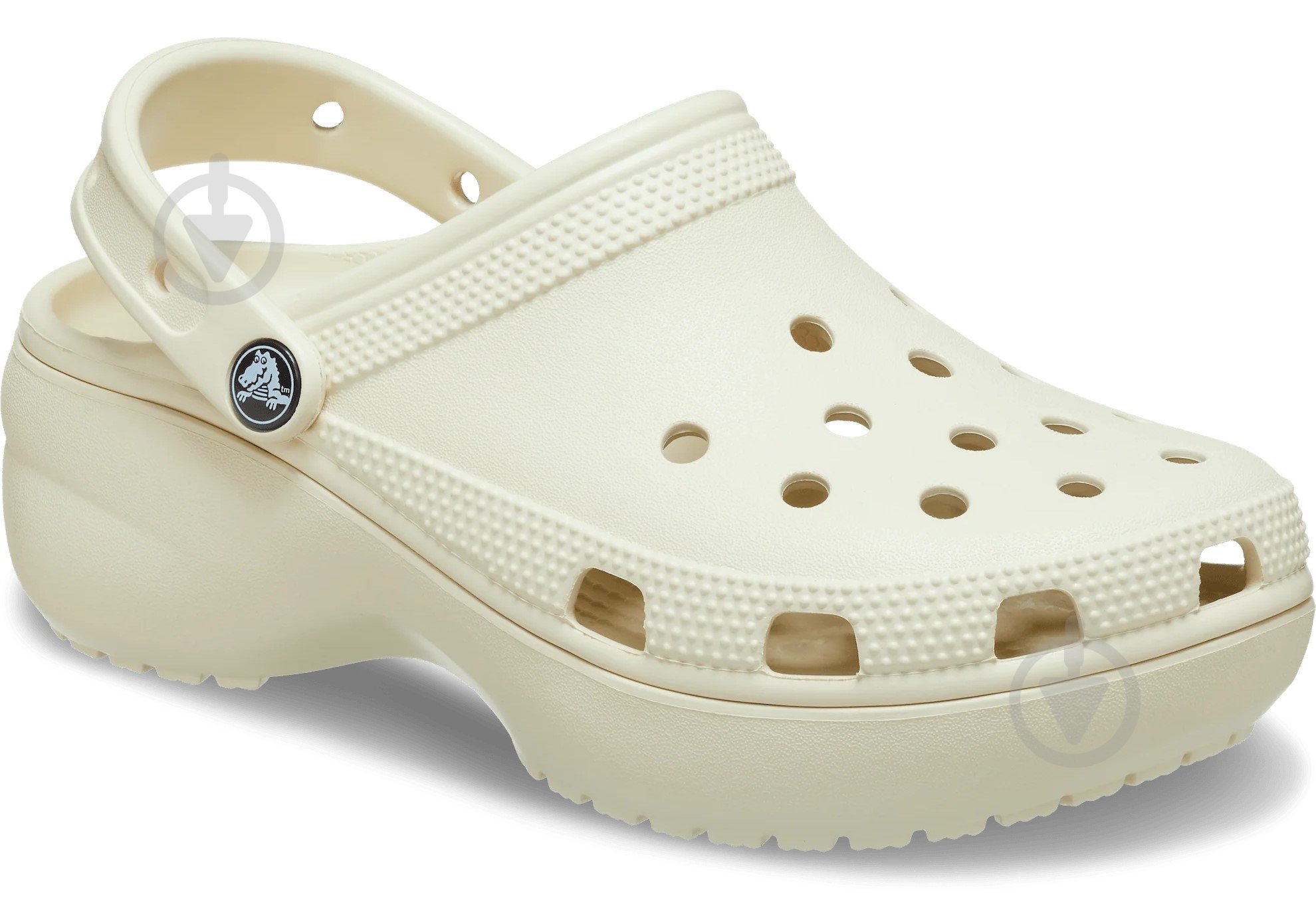 Сабо Crocs Classic Platform Clog 206750-2Y2 р.38/39 бежевый - фото 2