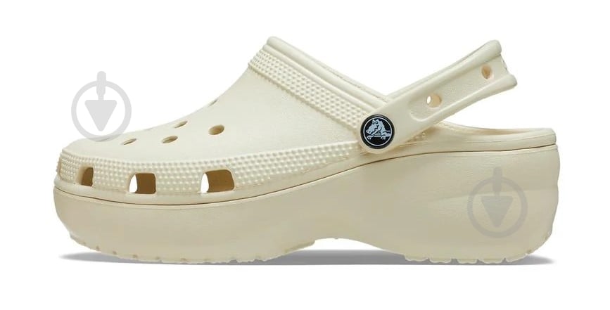 Сабо Crocs Classic Platform Clog 206750-2Y2 р.38/39 бежевый - фото 3