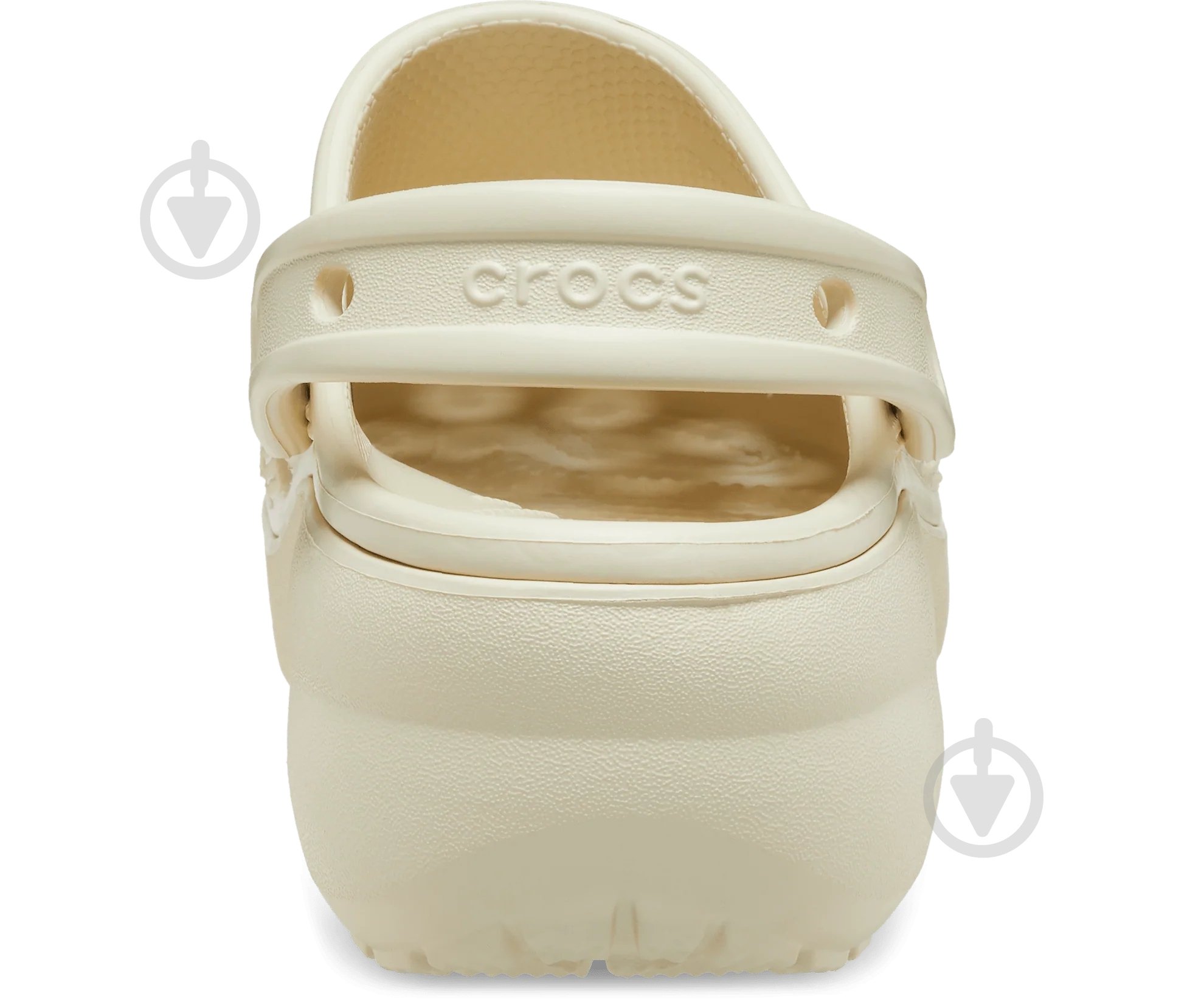 Сабо Crocs Classic Platform Clog 206750-2Y2 р.38/39 бежевый - фото 5