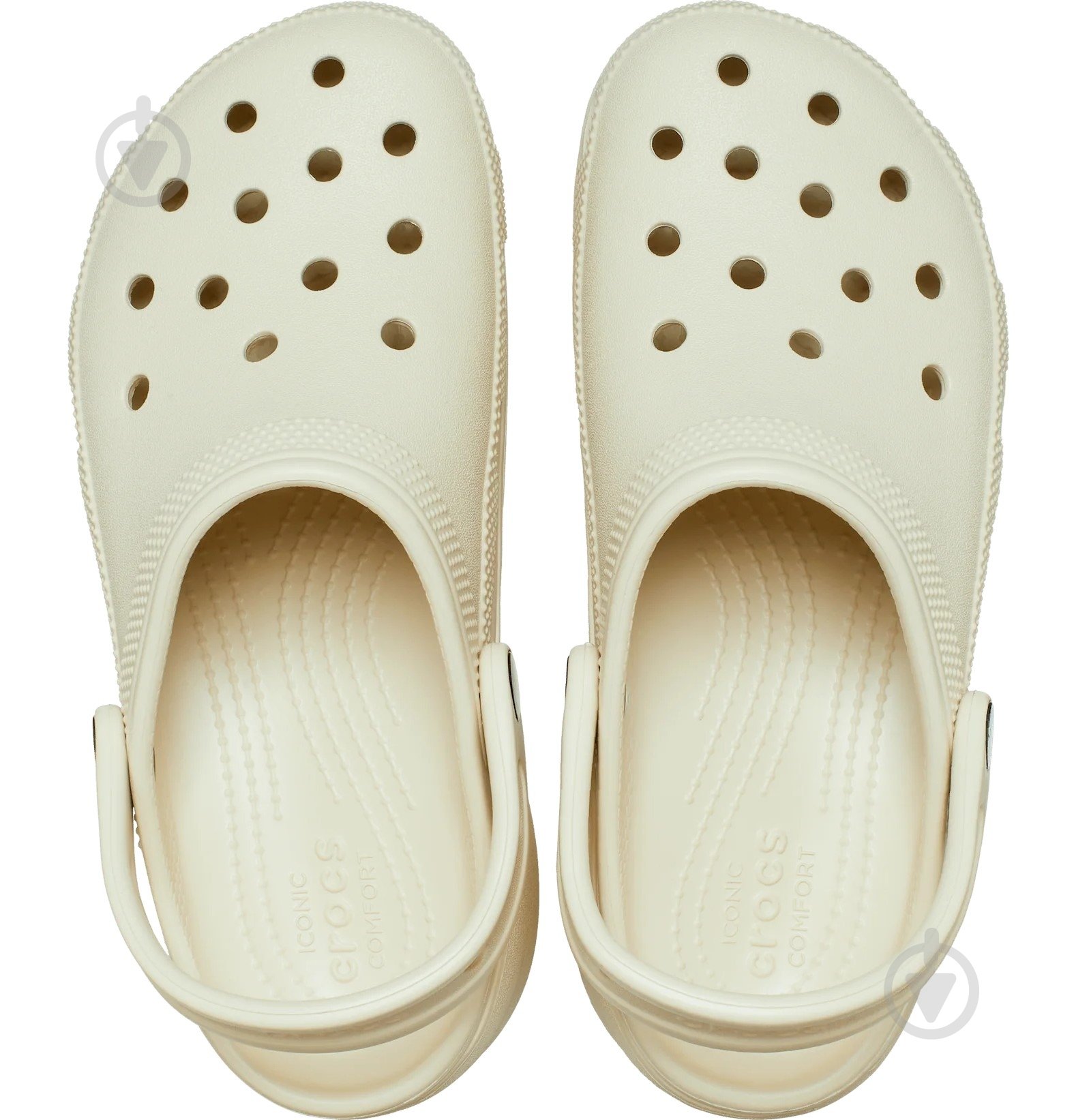Сабо Crocs Classic Platform Clog 206750-2Y2 р.38/39 бежевый - фото 6