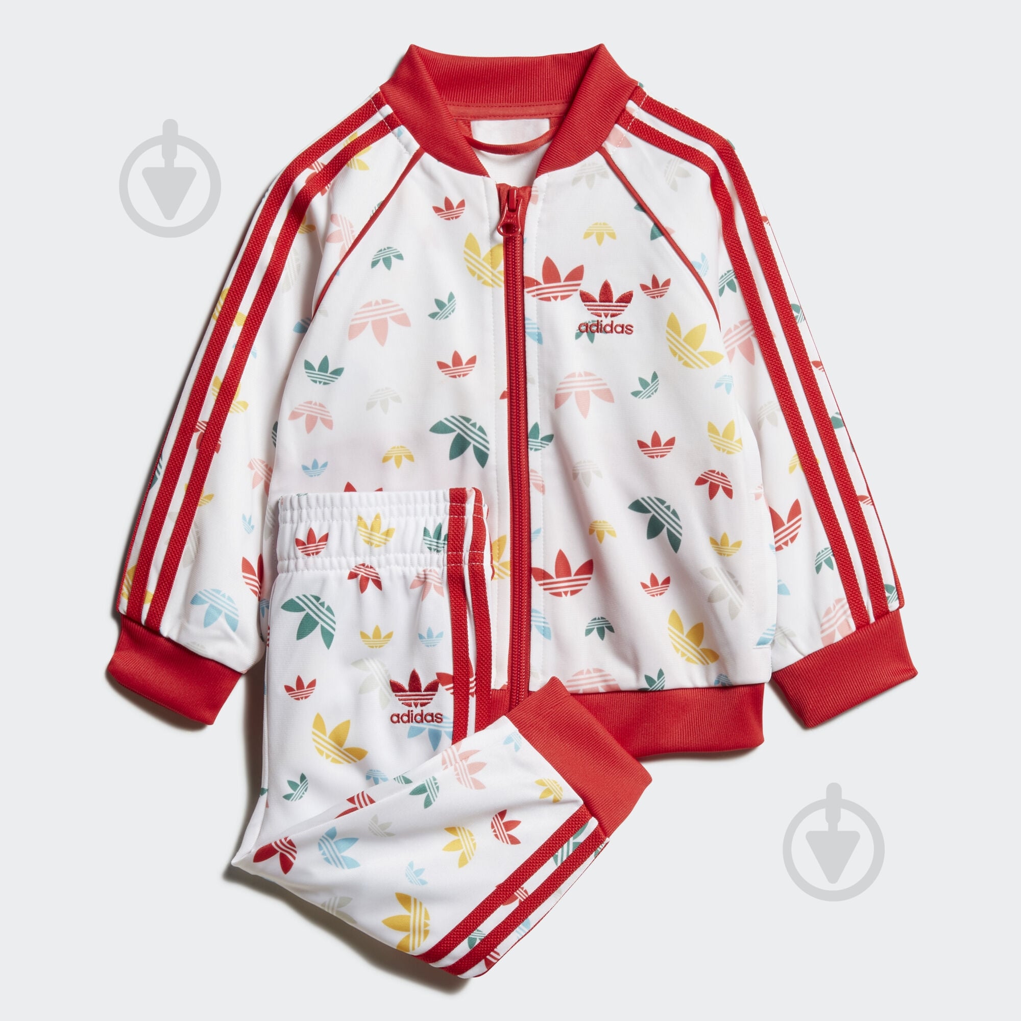 Спортивный костюм Adidas FM6724 р.86 белый - фото 1