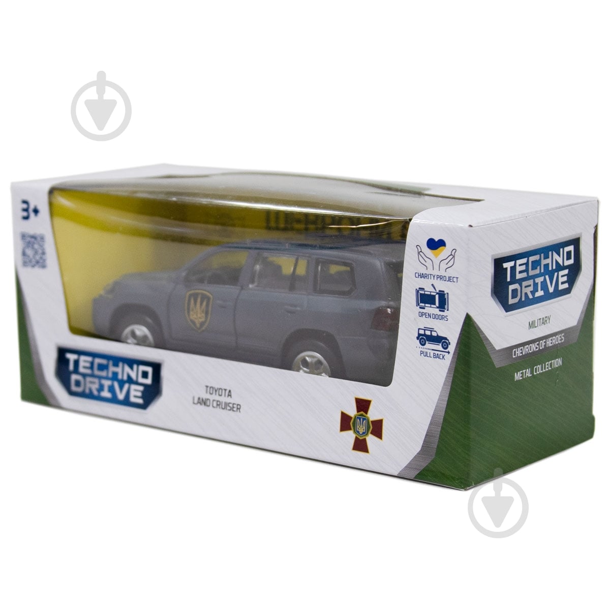 Автомодель TechnoDrive 1:32 серии Шевроны Героев Toyota Land Сruiser Рубеж KM6010 - фото 13 Автомодель TechnoDrive 1:32 серии Шевроны Героев Toyota Land Сruiser Рубеж KM6010 - фото 13
