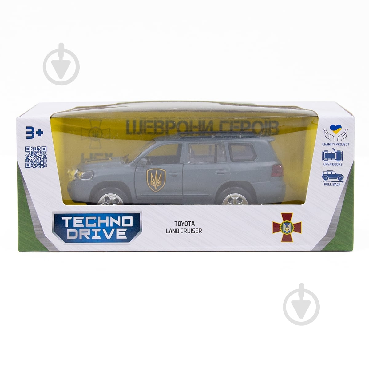 Автомодель TechnoDrive 1:32 серии Шевроны Героев Toyota Land Сruiser Рубеж KM6010 - фото 14 Автомодель TechnoDrive 1:32 серии Шевроны Героев Toyota Land Сruiser Рубеж KM6010 - фото 14