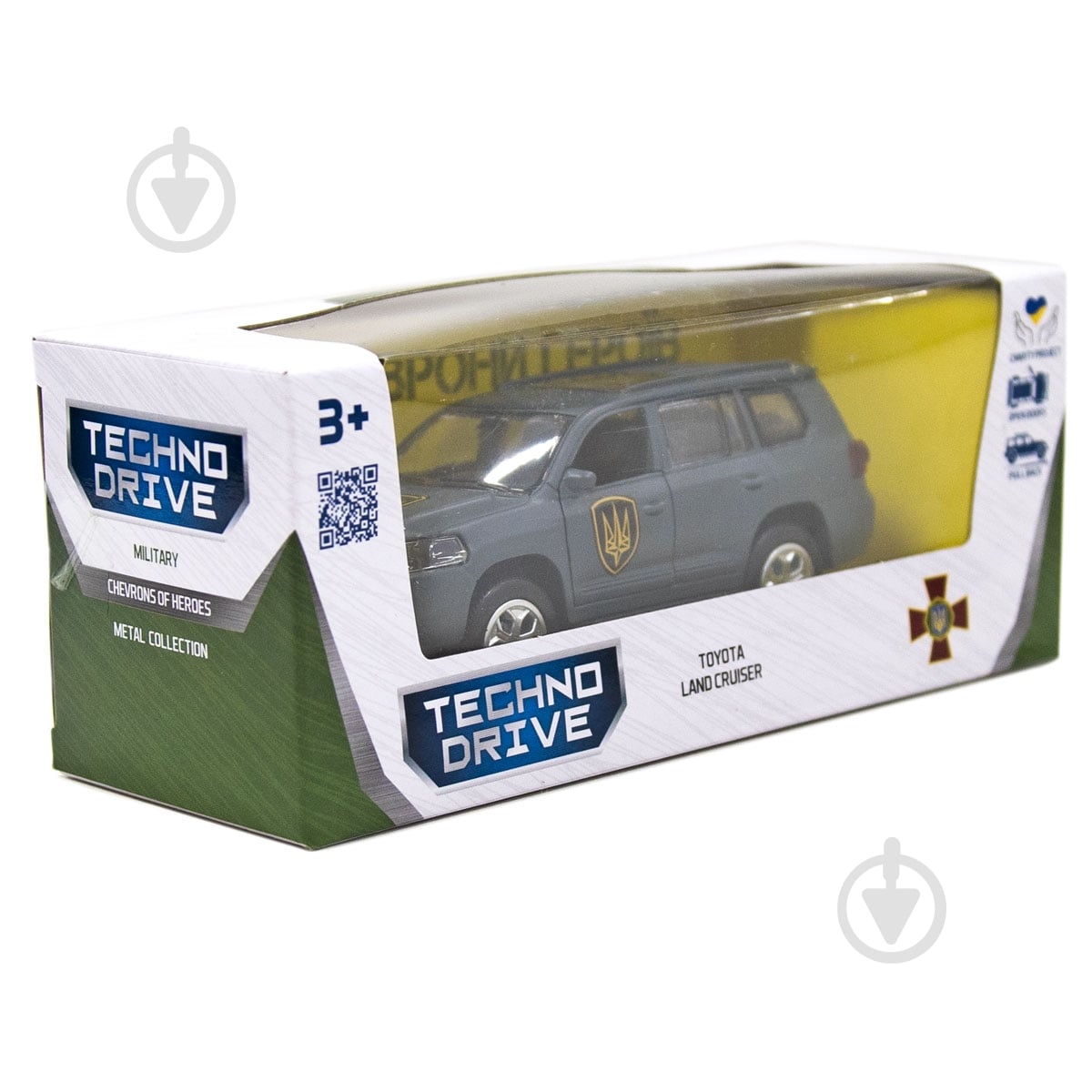 Автомодель TechnoDrive 1:32 серии Шевроны Героев Toyota Land Сruiser Рубеж KM6010 - фото 15 Автомодель TechnoDrive 1:32 серии Шевроны Героев Toyota Land Сruiser Рубеж KM6010 - фото 15
