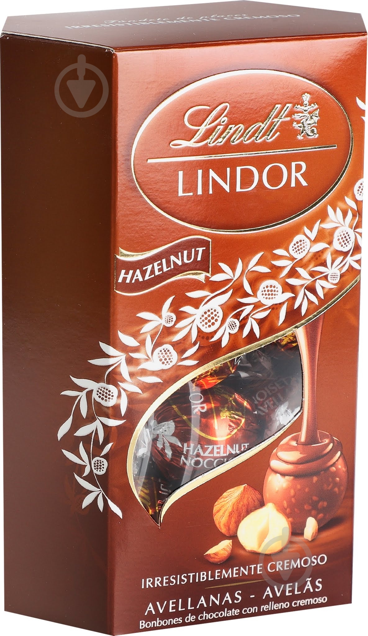 Цукерки LINDT Lindor Hazelnut Cornet 200 г - фото 6