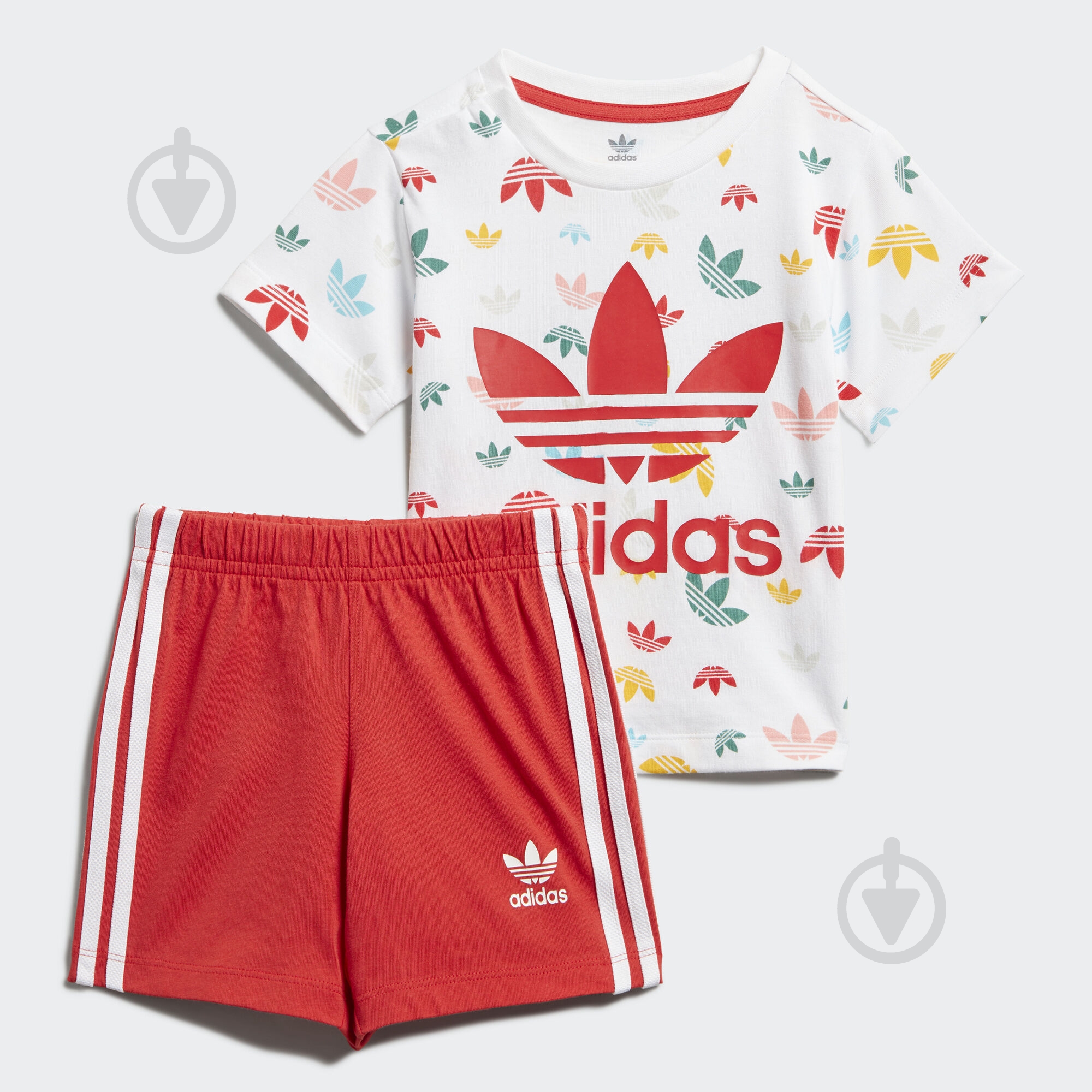 Спортивный костюм Adidas FM6727 р.92 белый - фото 1
