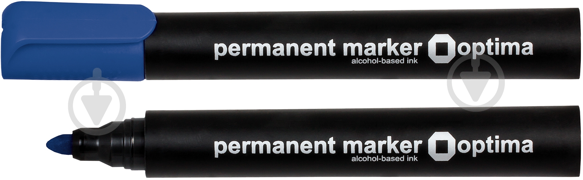 Маркер перманентный Optima 1-3 мм O16106-02 синий - фото 1