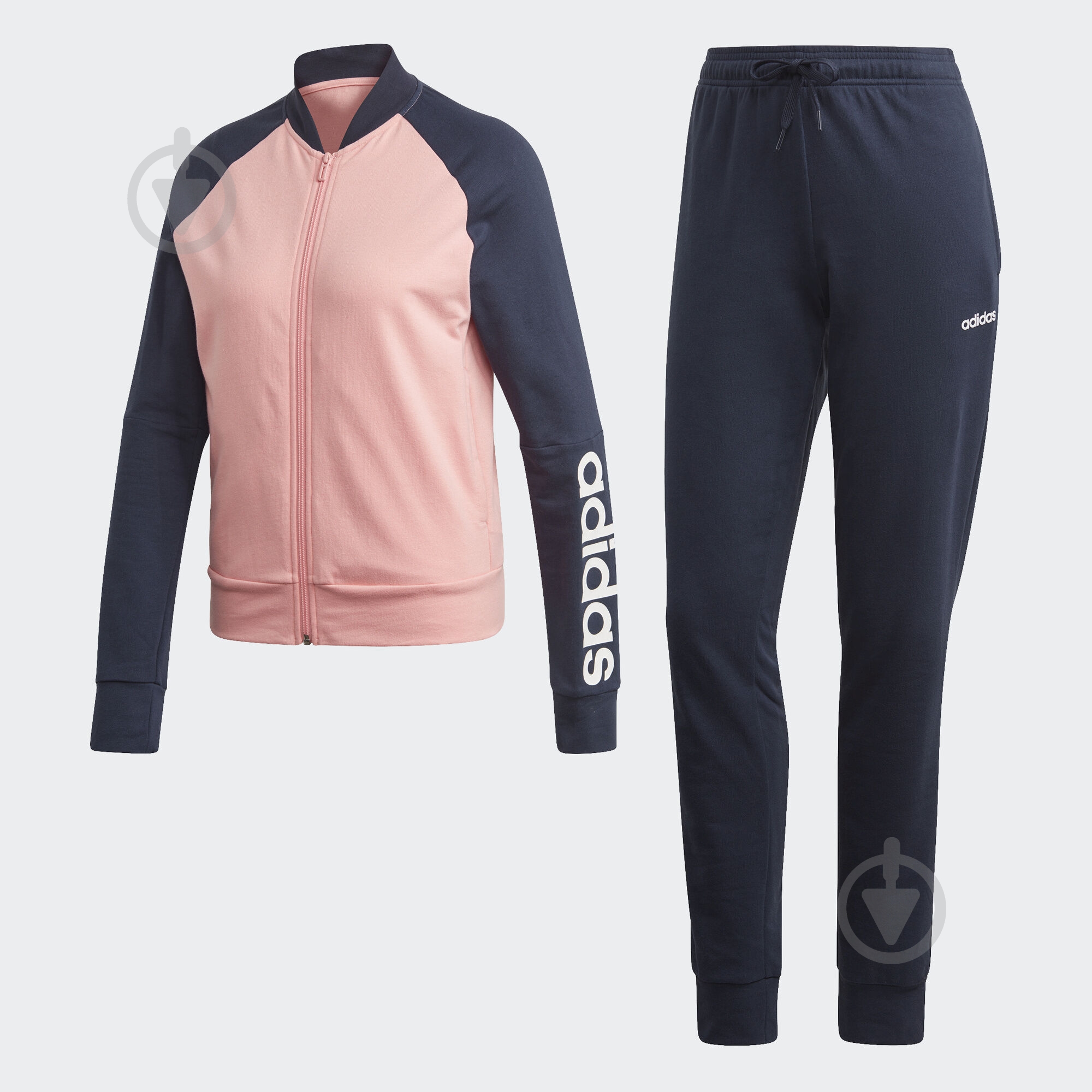 Спортивний костюм Adidas WTS NEW CO MARK FM6840 р. XS рожевий - фото 1