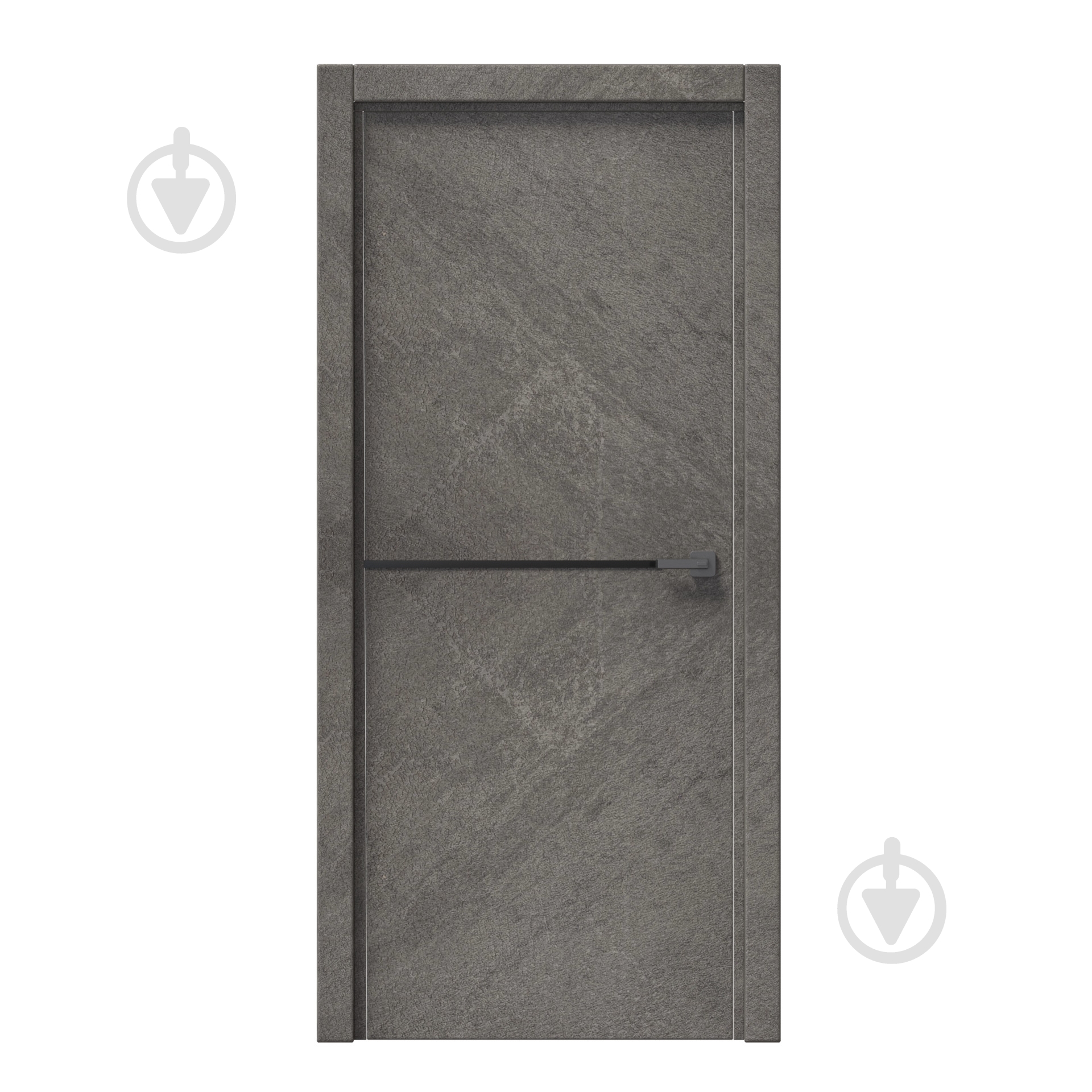 Дверное полотно IN WOOD ET-02 ПГ с черным молдингом и кромкой 700 мм срез камня - фото 1 Дверное полотно IN WOOD ET-02 ПГ с черным молдингом и кромкой 700 мм срез камня - фото 1