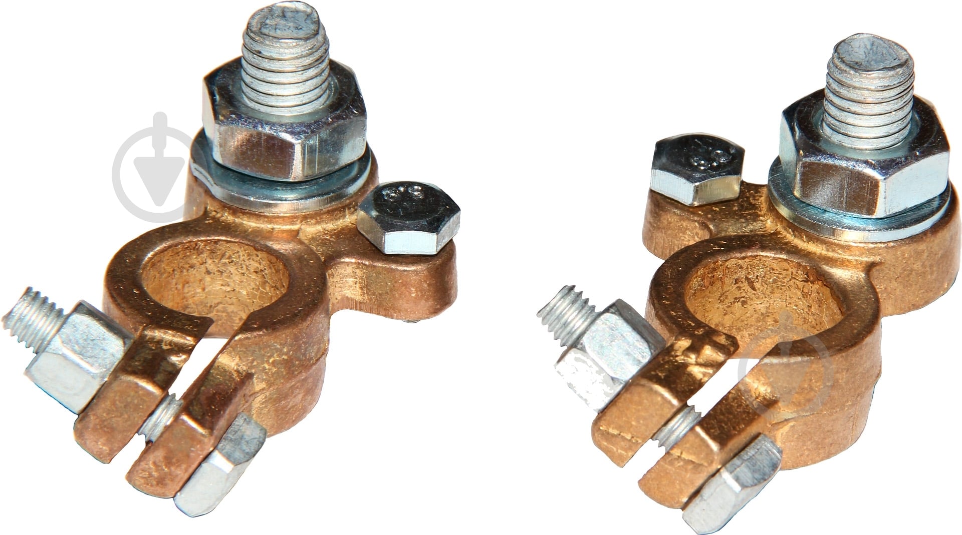 Клеммы для аккумулятора Струм латунь адаптер М10 - фото 2