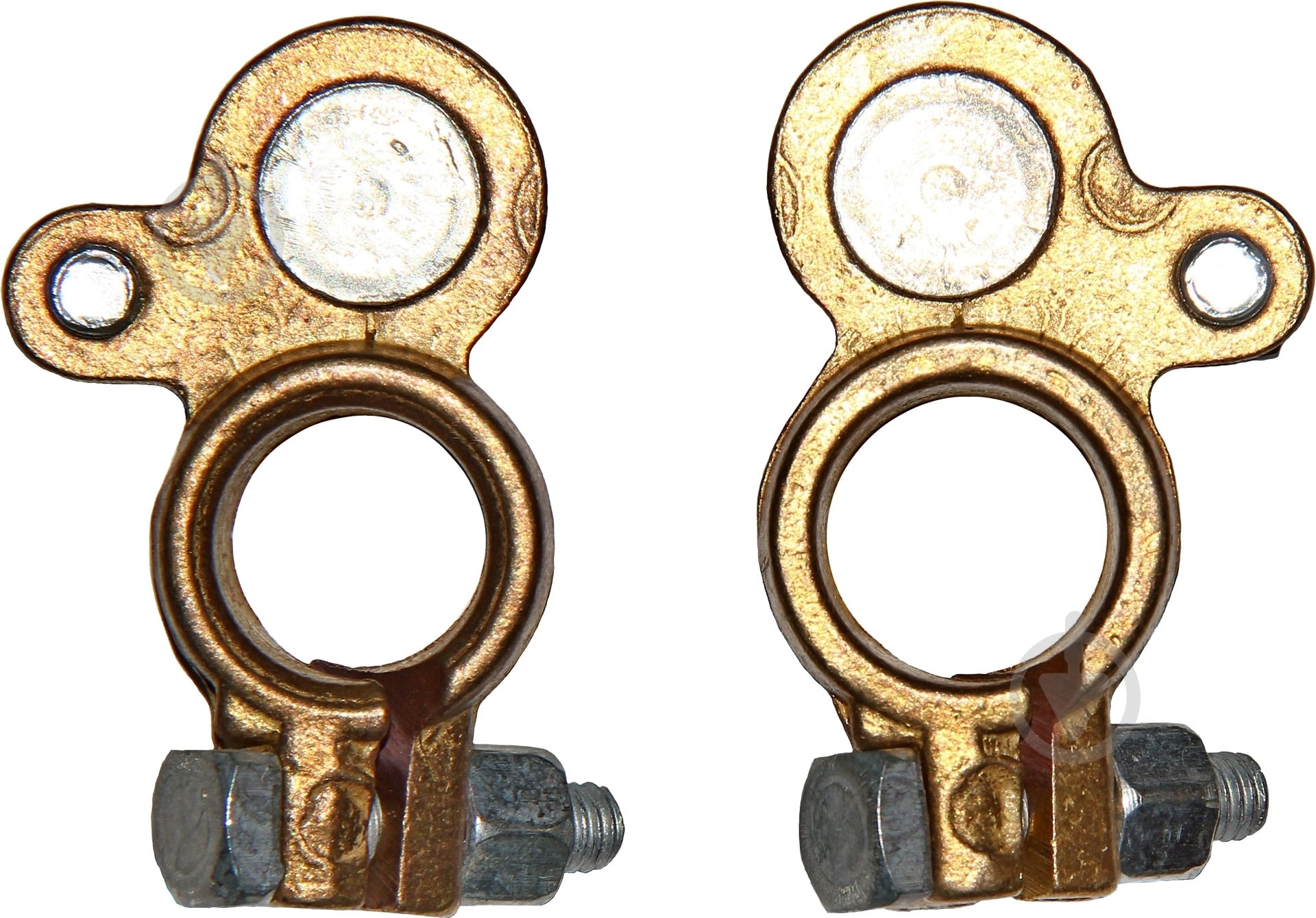 Клеммы для аккумулятора Струм латунь адаптер М10 - фото 3