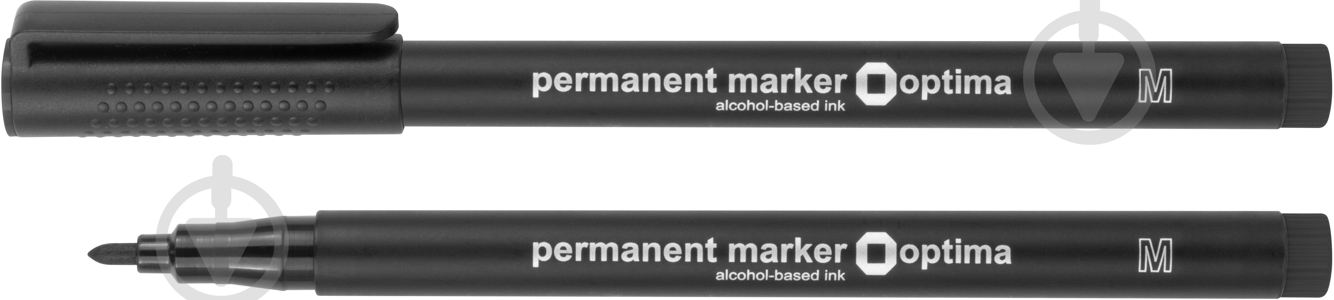 Маркер перманентный Optima 1 мм O16109-01 черный - фото 1 Маркер перманентный Optima 1 мм O16109-01 черный - фото 1