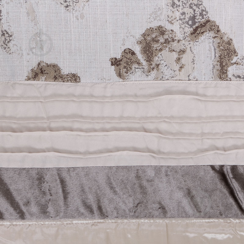 Покрывало Перлен 260x240 см La Nuit бежевый с коричневым - фото 2
