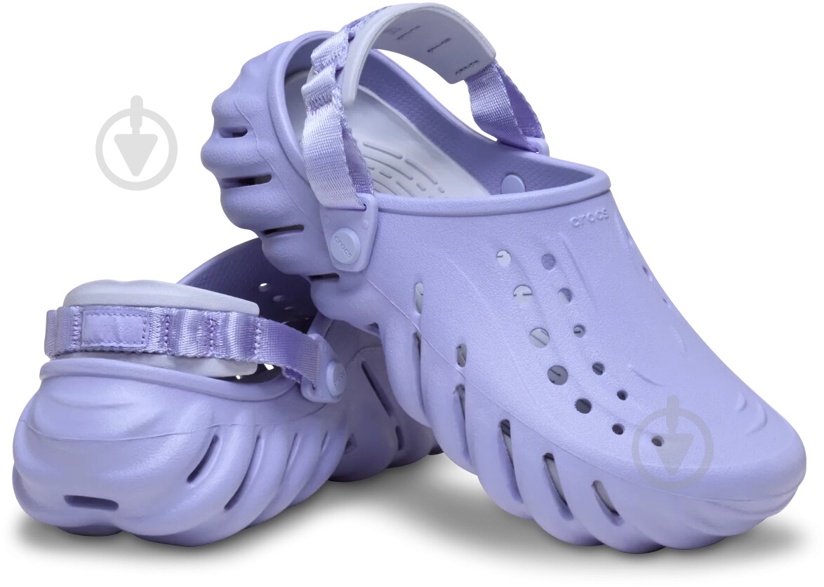 Сабо Crocs Echo Clog MtP 207937-5BN р.39-40 фиолетовый - фото 3