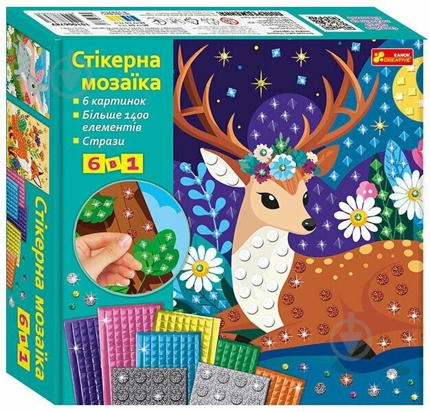 Мозаика стикерная Ranok Creative 6 в 1 512974 - фото 1