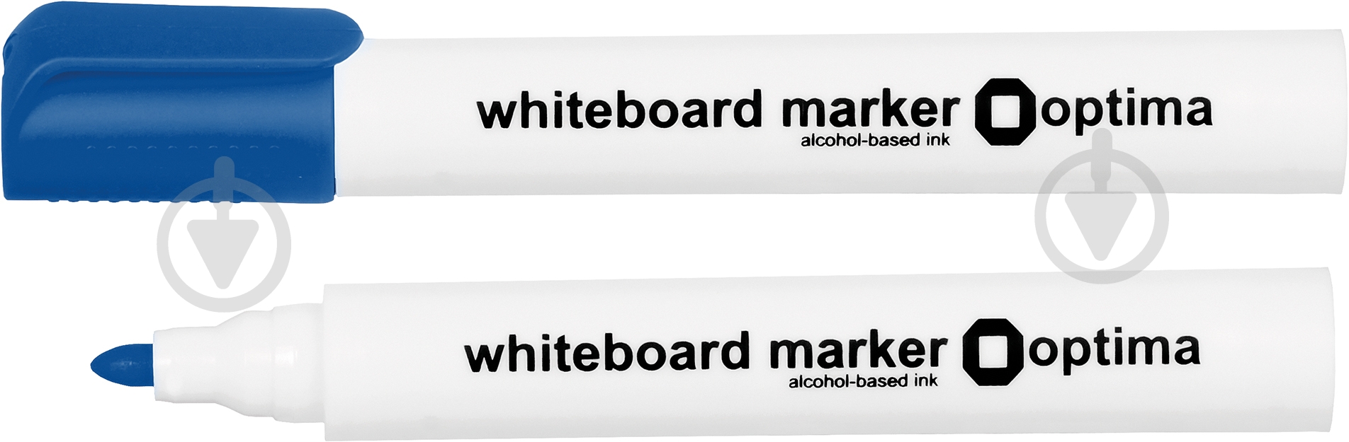 Маркер для белой доски Optima 1-3 мм O16203-02 синий - фото 1