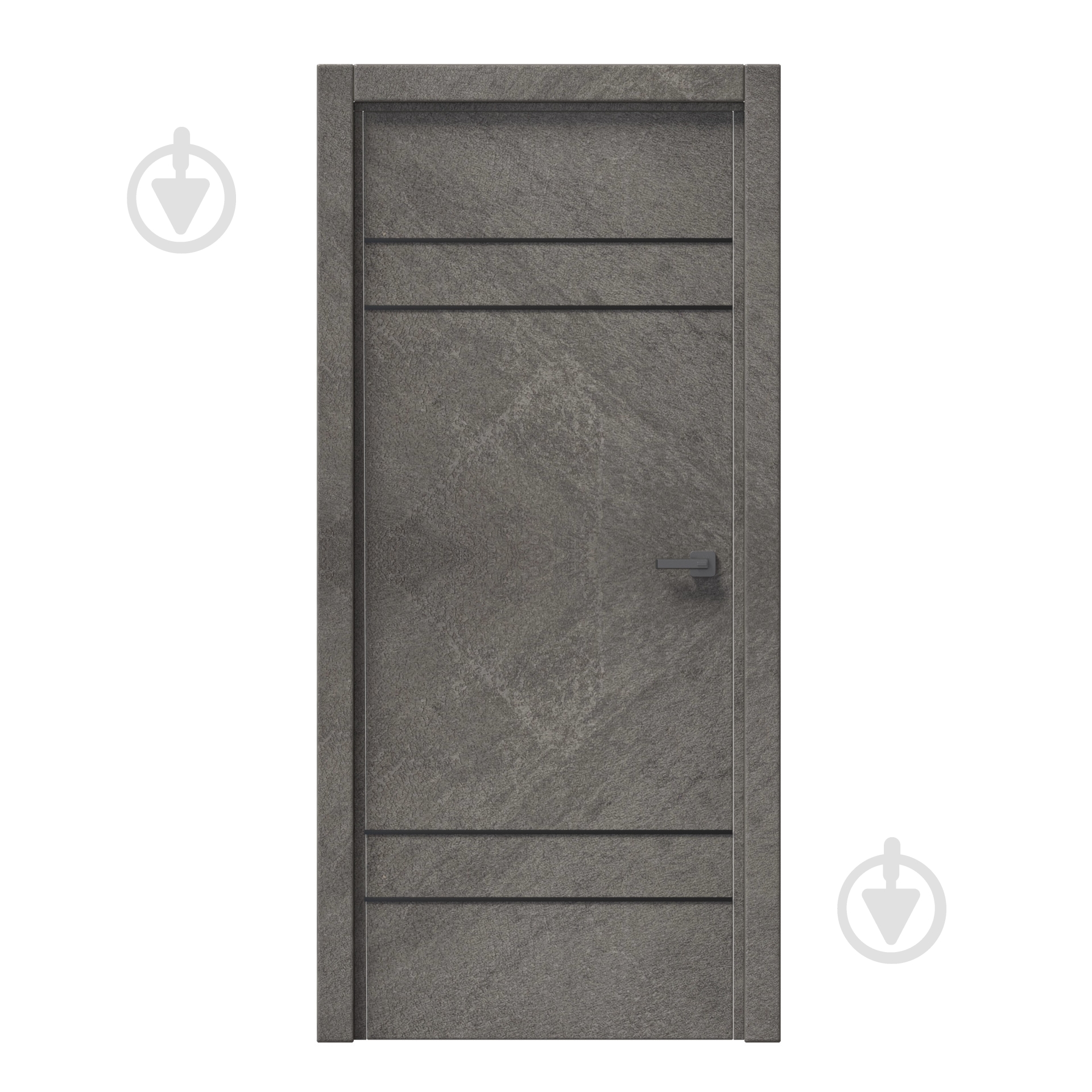 Дверне полотно IN WOOD ET-03 ПГ із чорним молдингом і кромкою 900 мм зріз каменю - фото 1 Дверне полотно IN WOOD ET-03 ПГ із чорним молдингом і кромкою 900 мм зріз каменю - фото 1