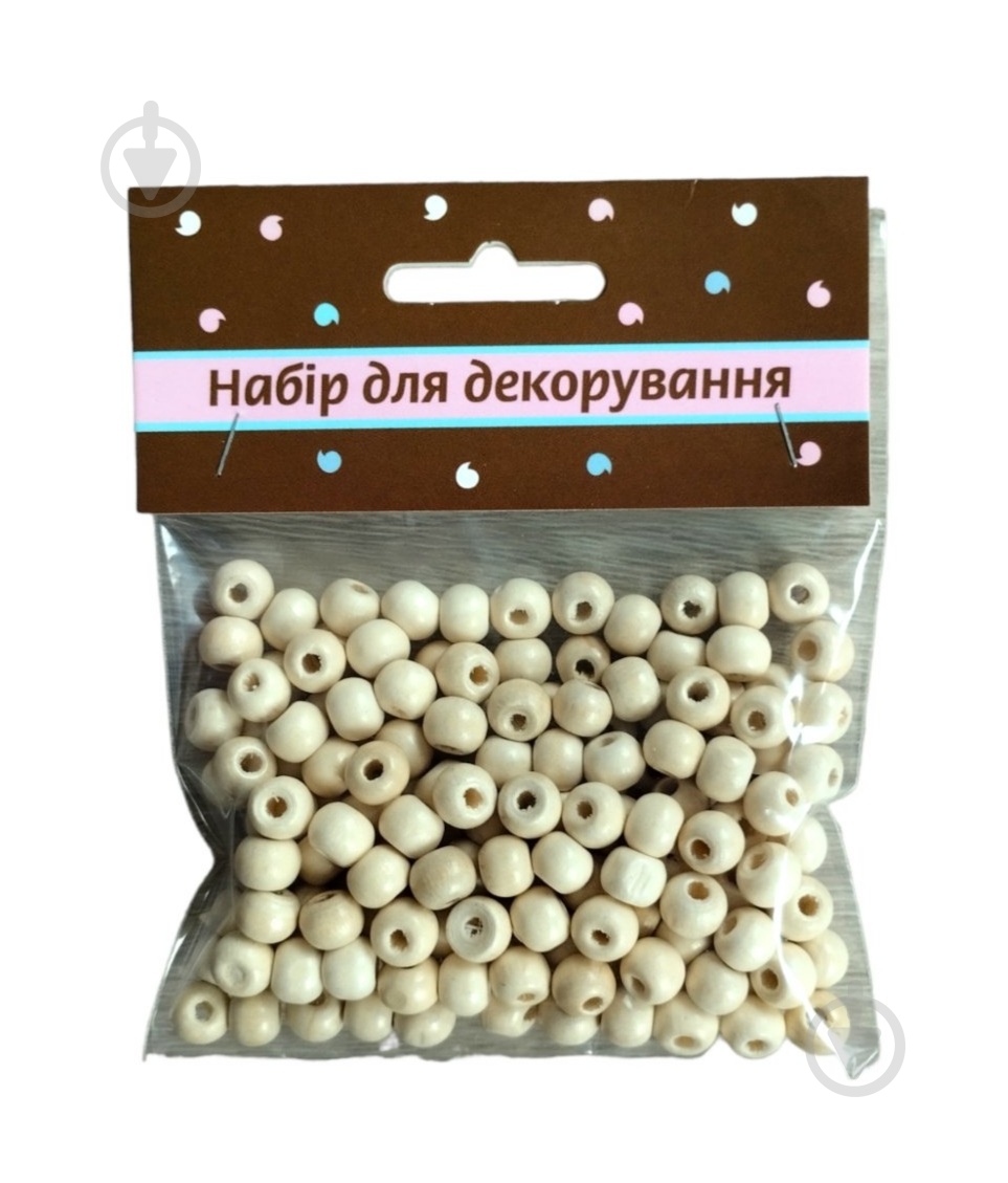 Набор бусин деревянных Аплі Краплі - фото 2