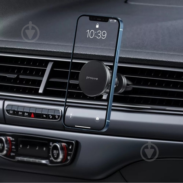 Держатель для мобильного телефона Basic Air Outlet Car Mount (CHBA00000001) Proove черный - фото 4