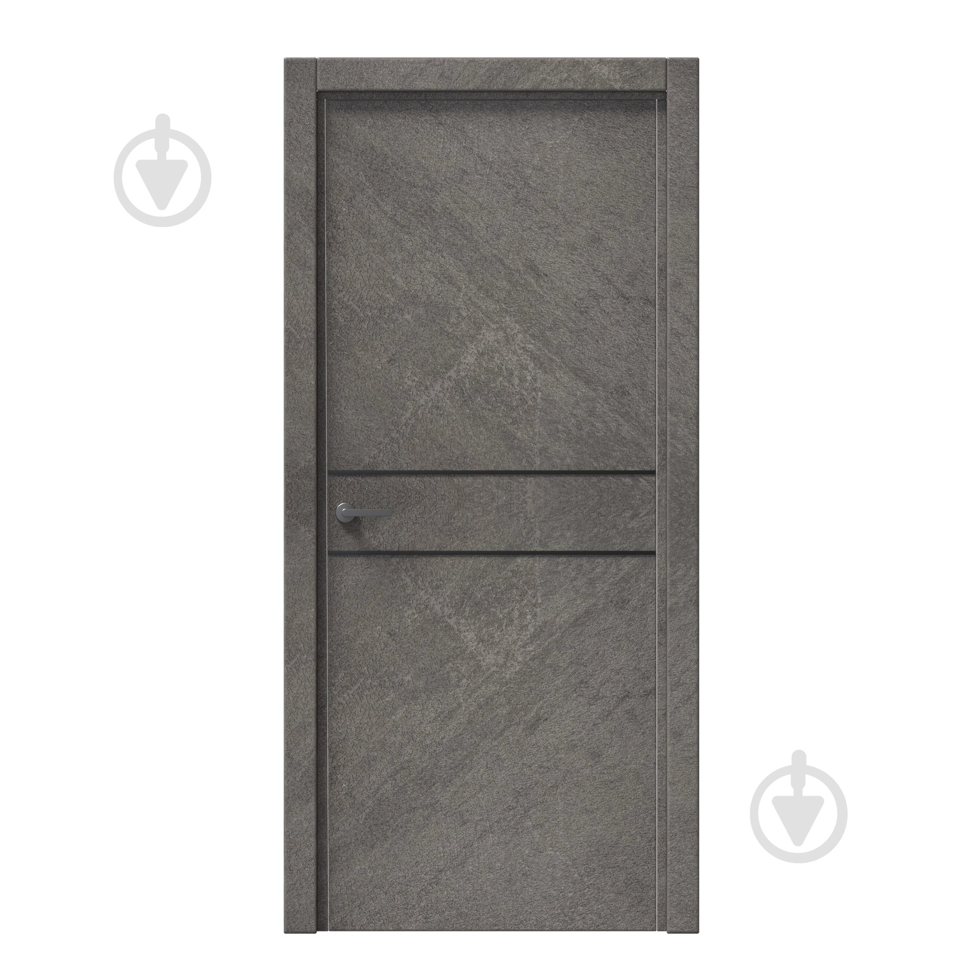 Дверное полотно IN WOOD ET-05 ПГ с черным молдингом и кромкой 600 мм срез камня - фото 1 Дверное полотно IN WOOD ET-05 ПГ с черным молдингом и кромкой 600 мм срез камня - фото 1