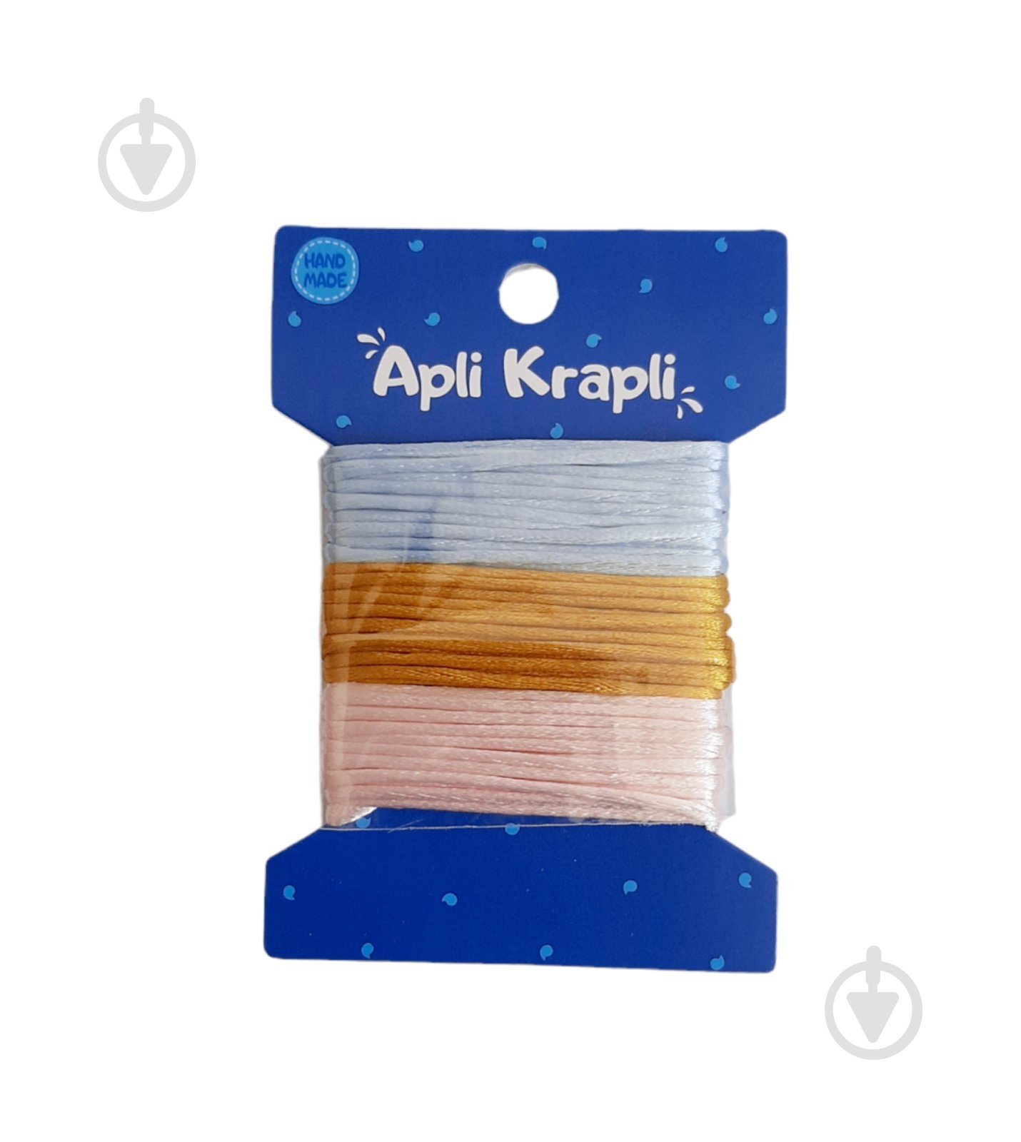 Набор для творчества Шнур (3 цвета по 3 м) Аплі Краплі - фото 1 Набор для творчества Шнур (3 цвета по 3 м) Аплі Краплі - фото 1