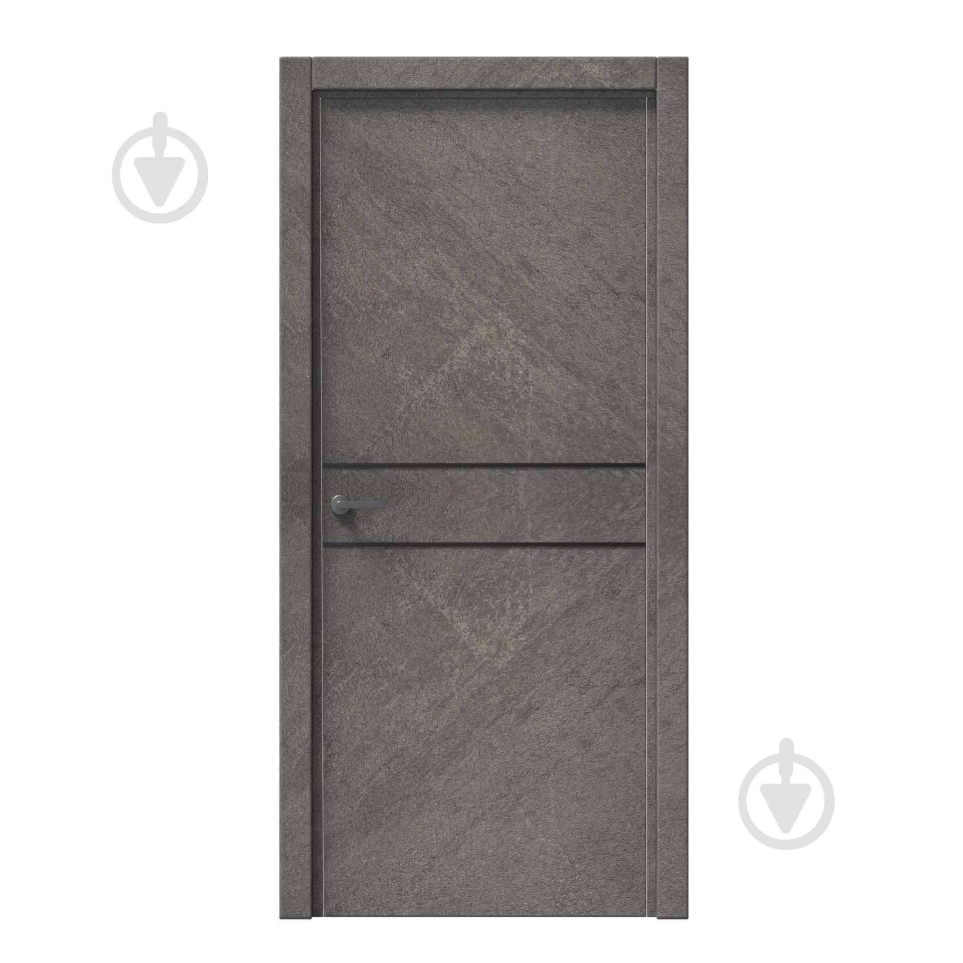 Дверное полотно IN WOOD ET-05 ПГ с черным молдингом и кромкой 800 мм срез камня - фото 1 Дверное полотно IN WOOD ET-05 ПГ с черным молдингом и кромкой 800 мм срез камня - фото 1