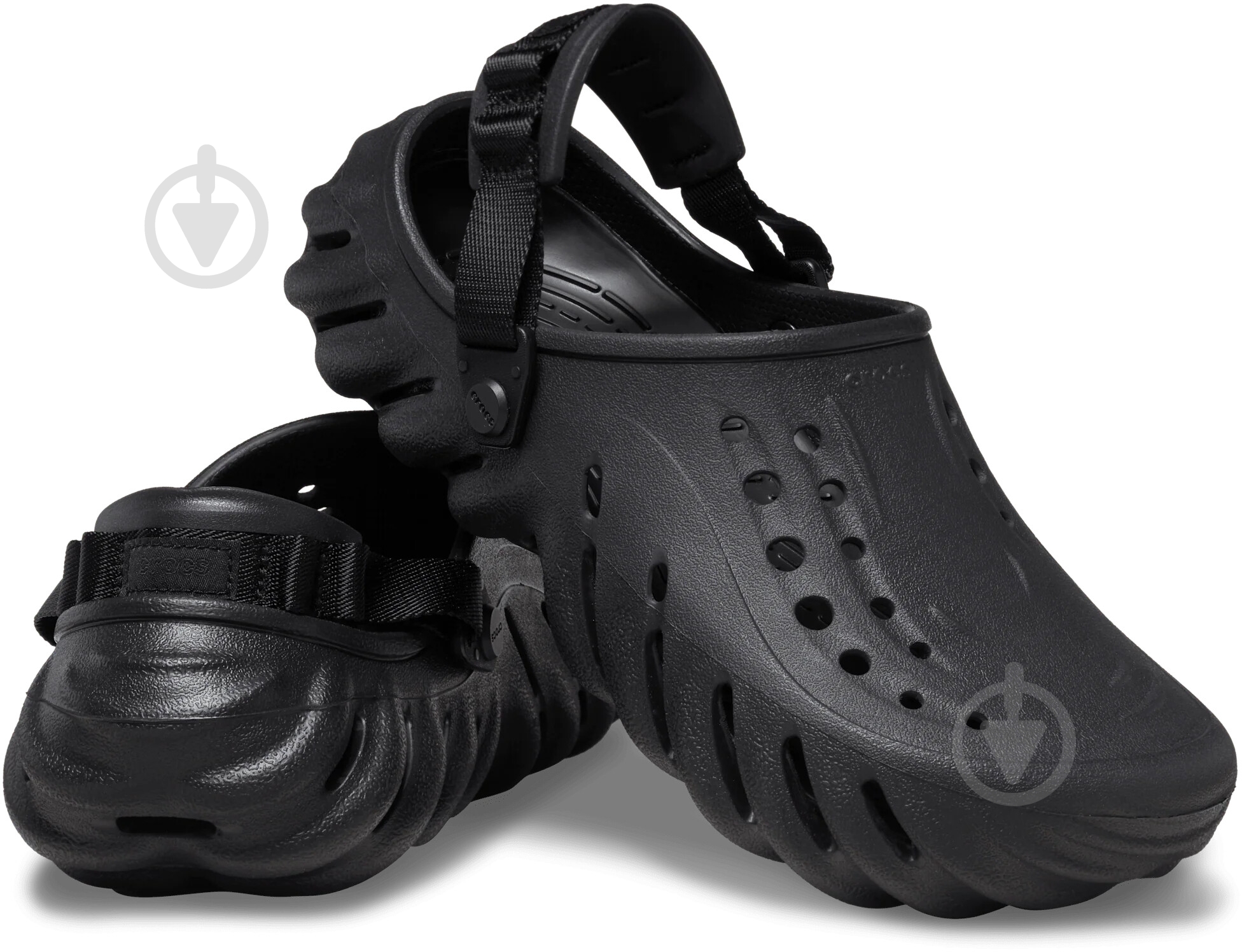 Сабо Crocs Echo Clog Blk 207937-001 р.36/37 чорний - фото 3