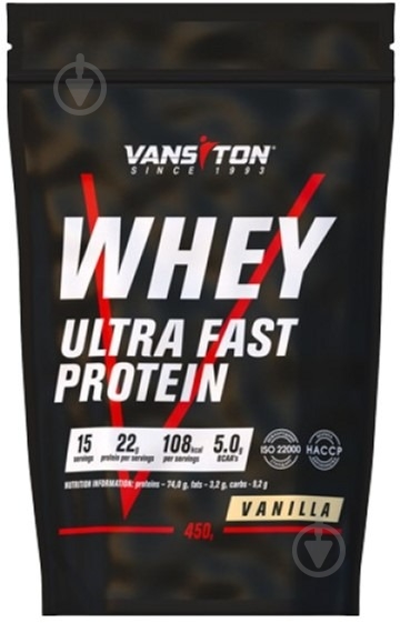 Протеин Vansiton Ultra Pro Ваниль 450 г - фото 1
