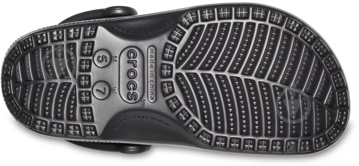 Сабо Crocs Classic Clog 10001-001 р.38/39 черный - фото 6