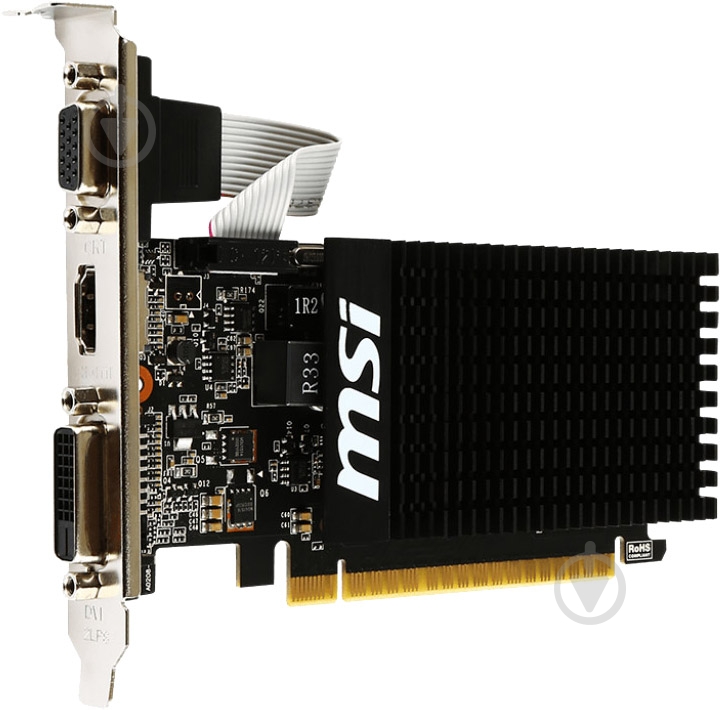 Відеокарта MSI GeForce GT 710 LP 2GB GDDR3 64bit (GT_710_2GD3H_LP) - фото 1 Відеокарта MSI GeForce GT 710 LP 2GB GDDR3 64bit (GT_710_2GD3H_LP) - фото 1