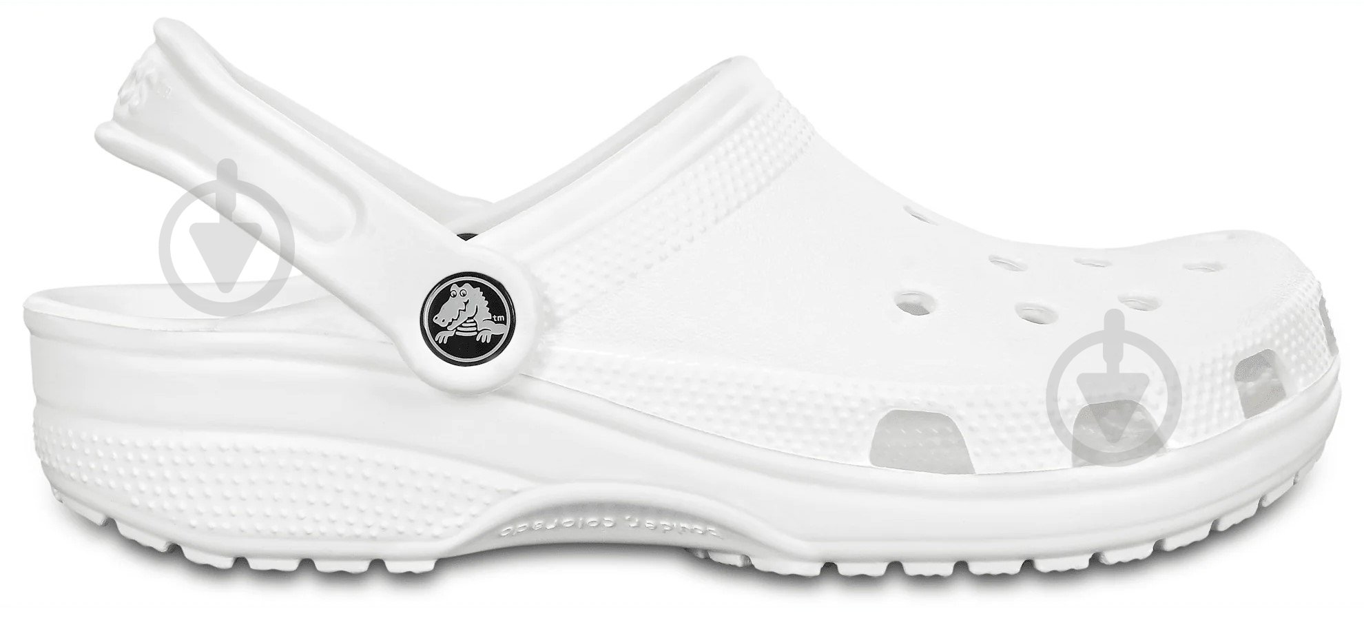 Сабо Crocs Classic Clog 10001-100 р.39-40 белый - фото 1