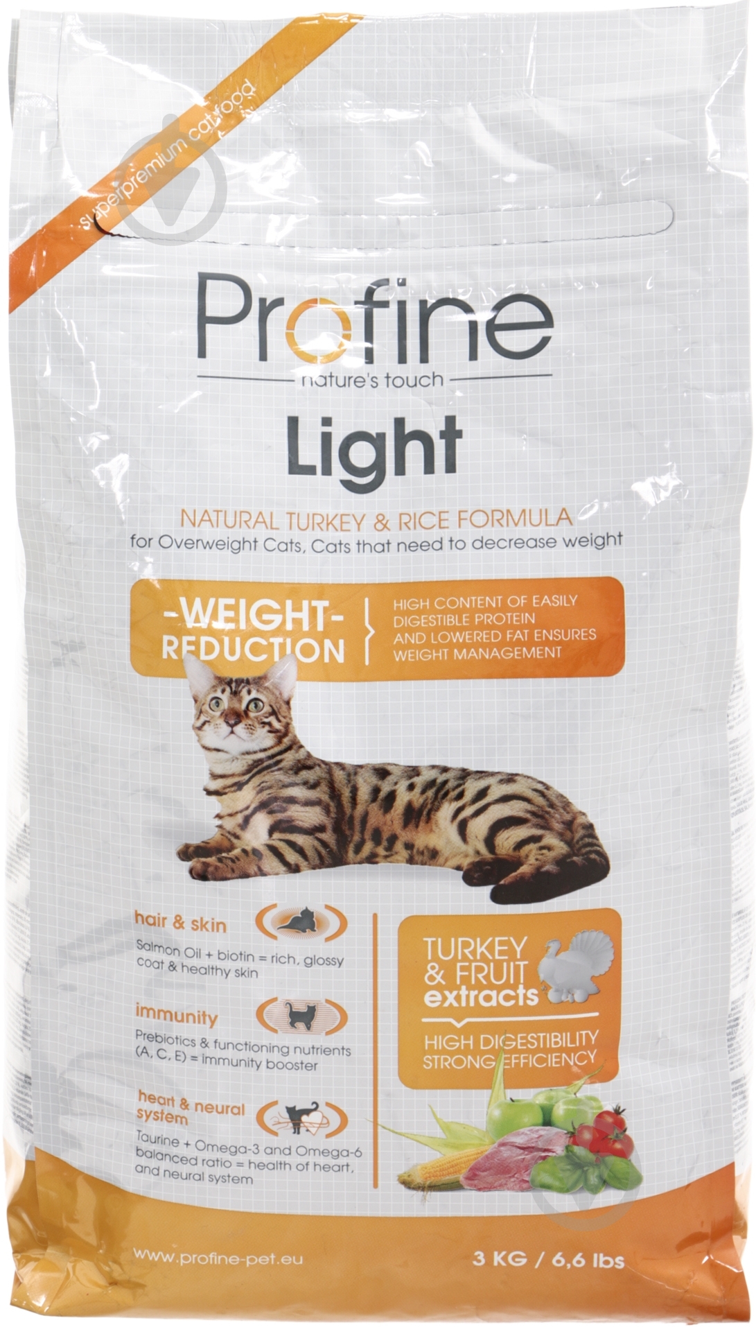 Корм Profine Cat Light с индейкой 130024 3 кг - фото 1