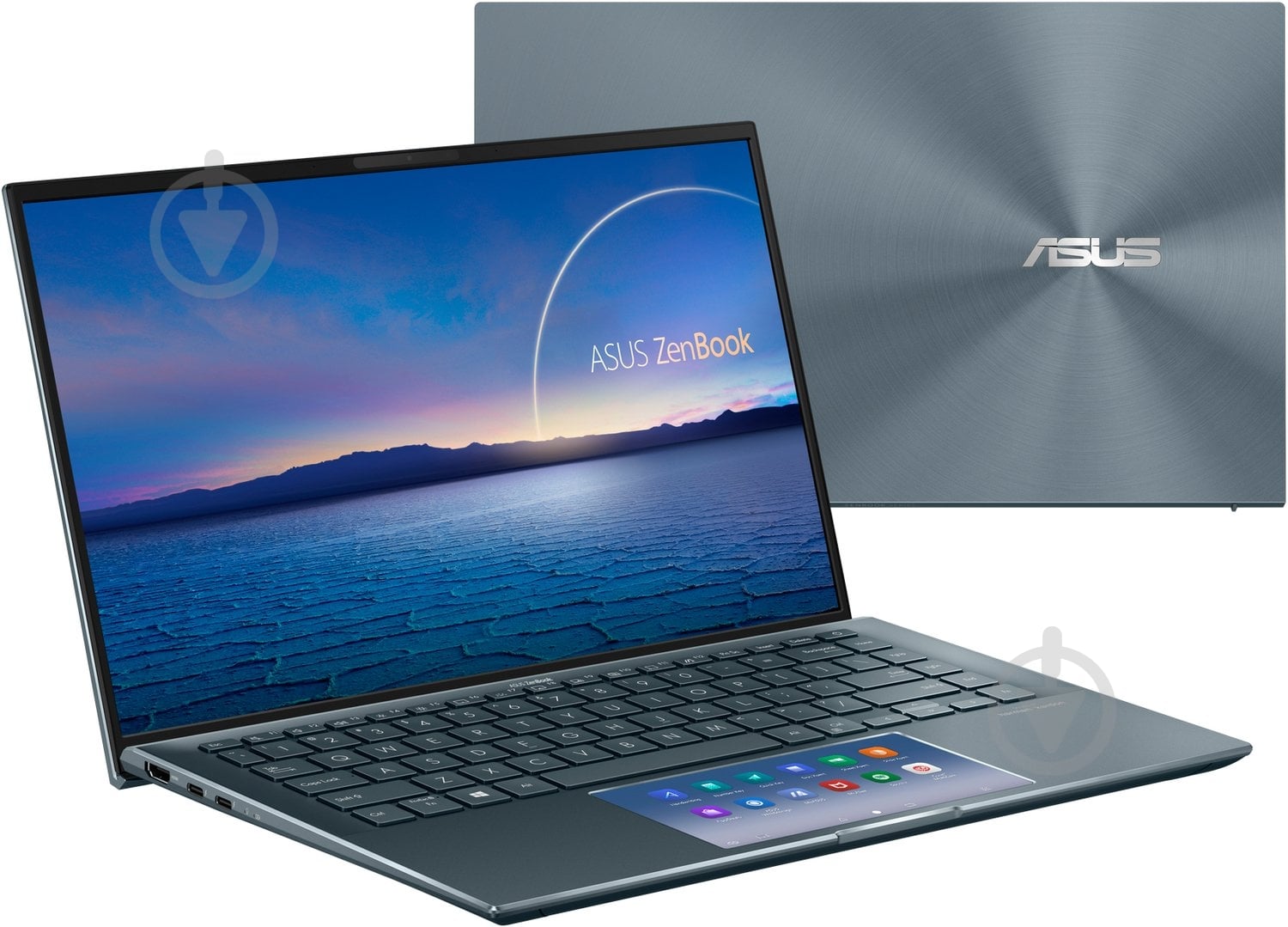 Ноутбук Asus ZenBook UX435EG-A5100T 14 (90NB0SI1-M01740) pine grey - фото 1