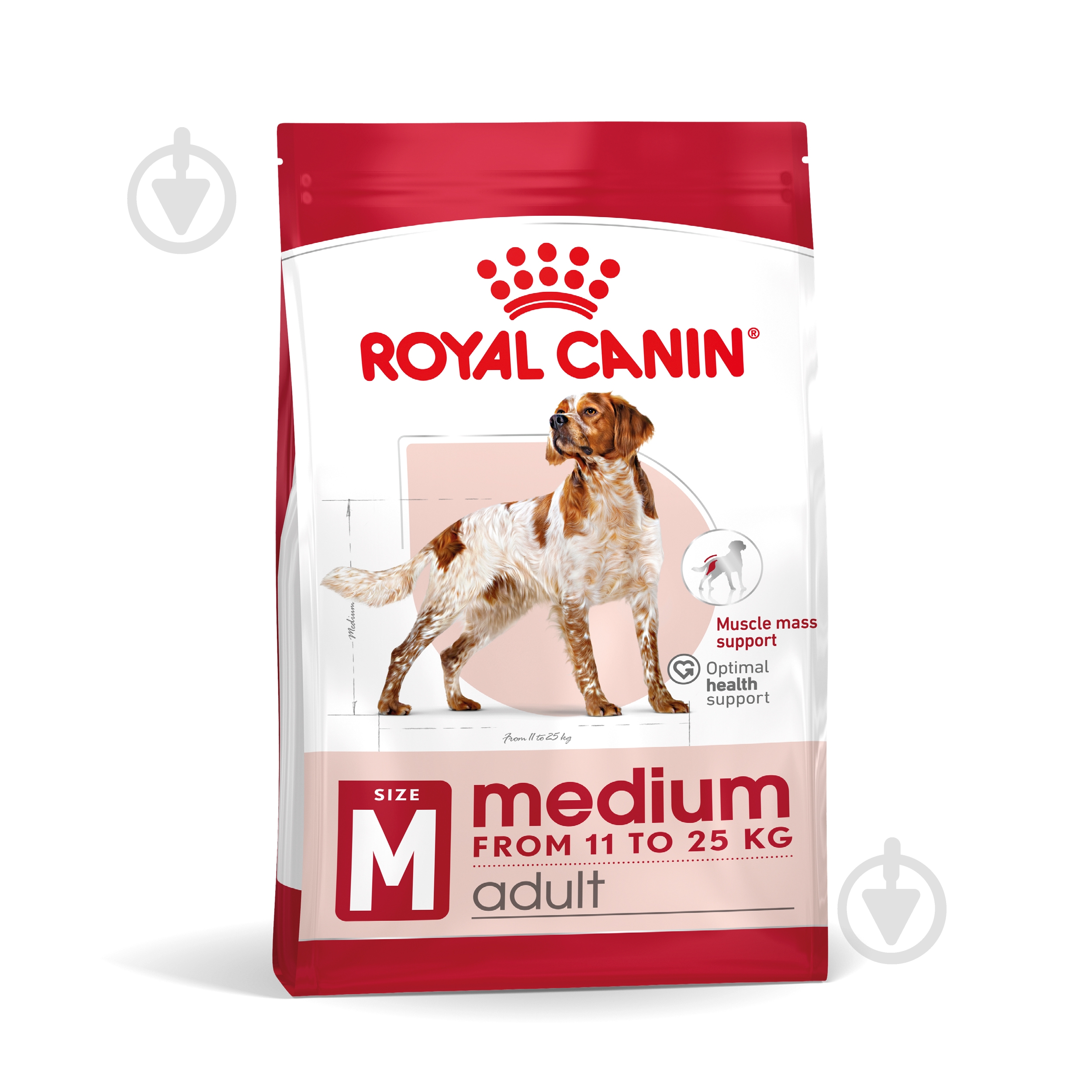 Корм сухой Royal Canin MEDIUM ADULT 4 кг (домашняя птица, рис, кукуруза) 4 кг - фото 1