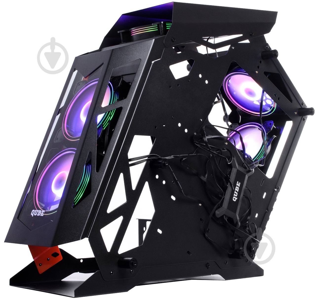 ᐉ Корпус QUBE Stalker Black-Orange (STALKER_FMBU3) • Купить в