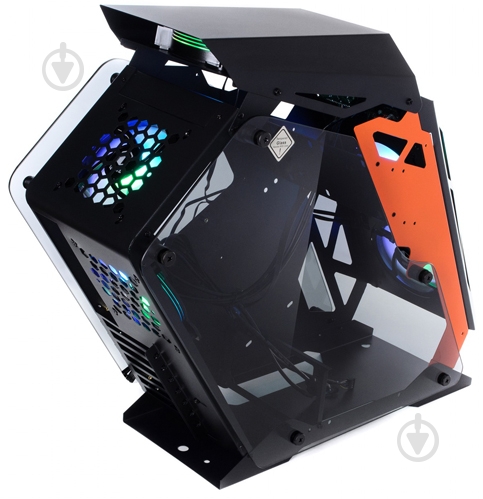 Корпус QUBE Stalker Black-Orange (STALKER_FMBU3) - фото 4