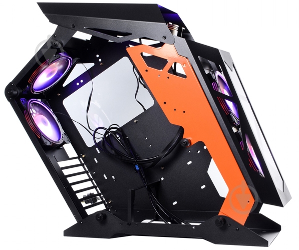 Корпус QUBE Stalker Black-Orange (STALKER_FMBU3) - фото 3