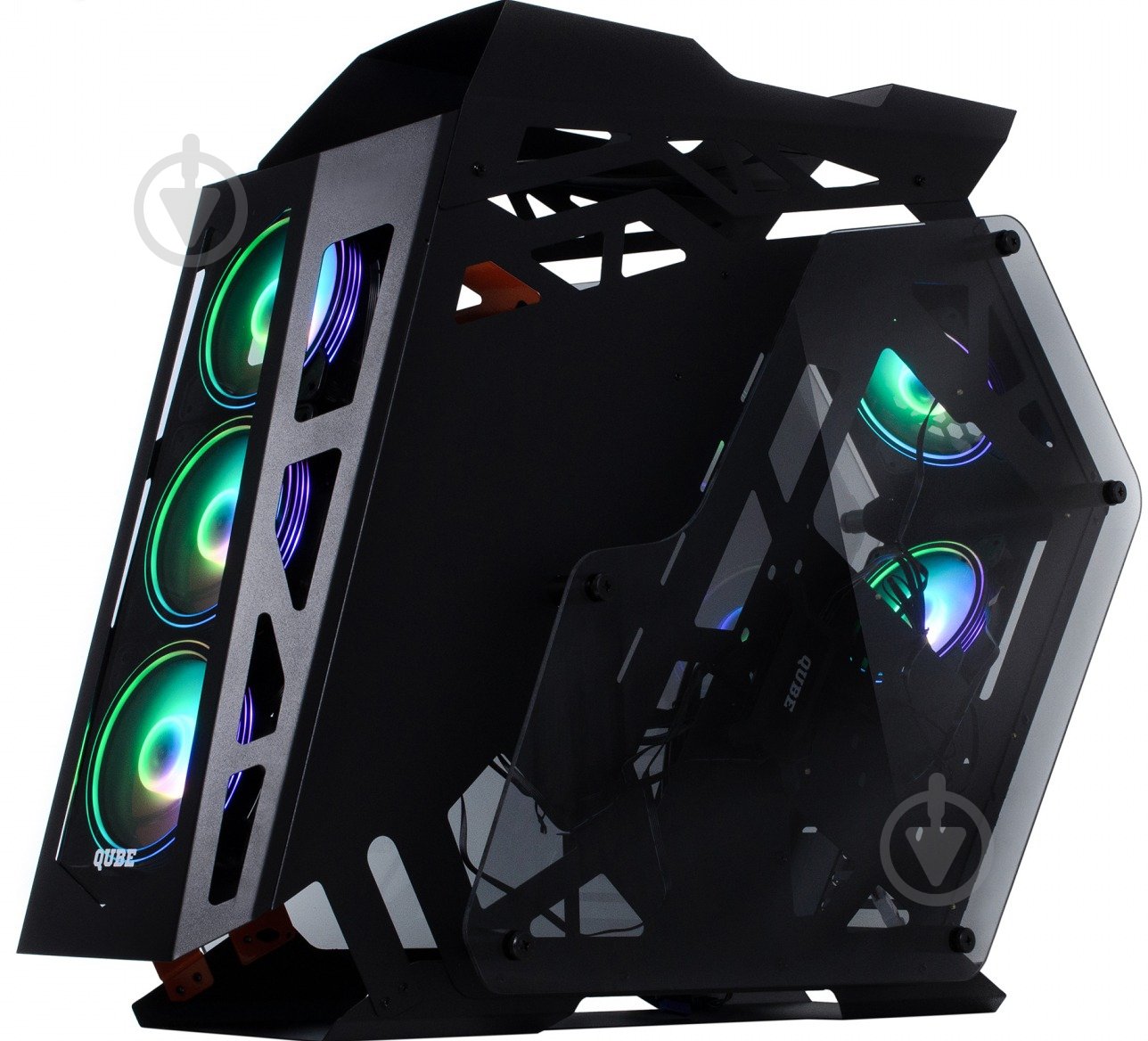 Корпус QUBE Stalker Max Black-Orange (STALKER_FMBE3) - фото 6 Корпус QUBE Stalker Max Black-Orange (STALKER_FMBE3) - фото 6